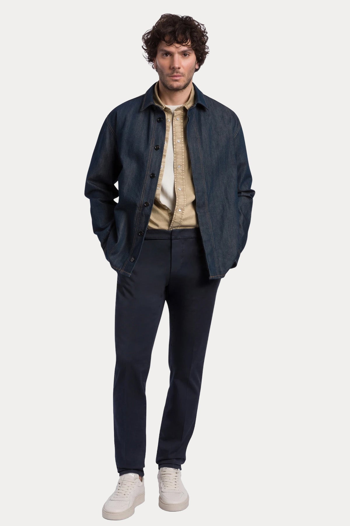 Dondup Regular Fit Yandan Cepli Streç Pantolon-Pantolon-Libas