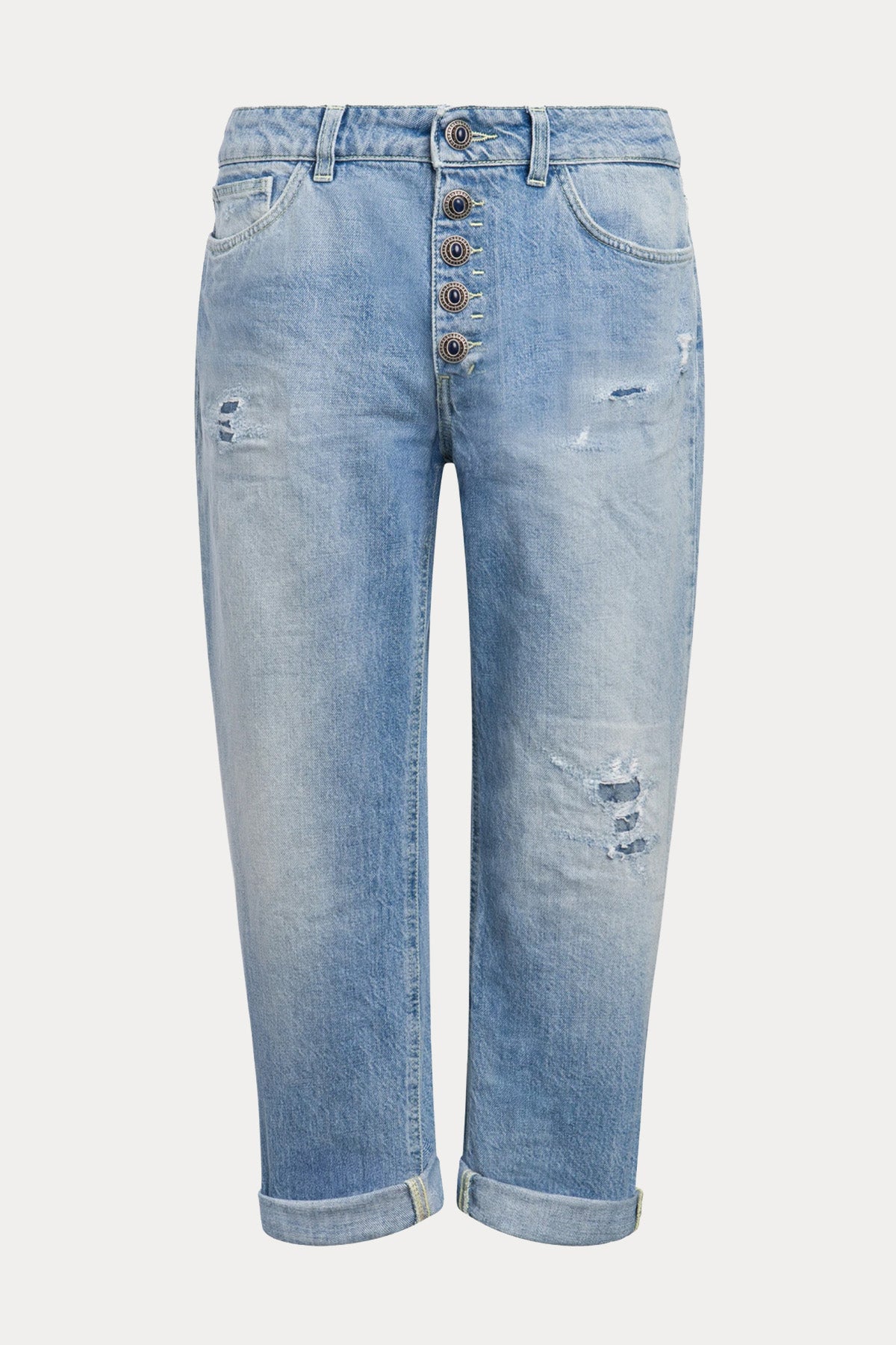 Dondup Koons Loose Fit Yıkamalı Jeans