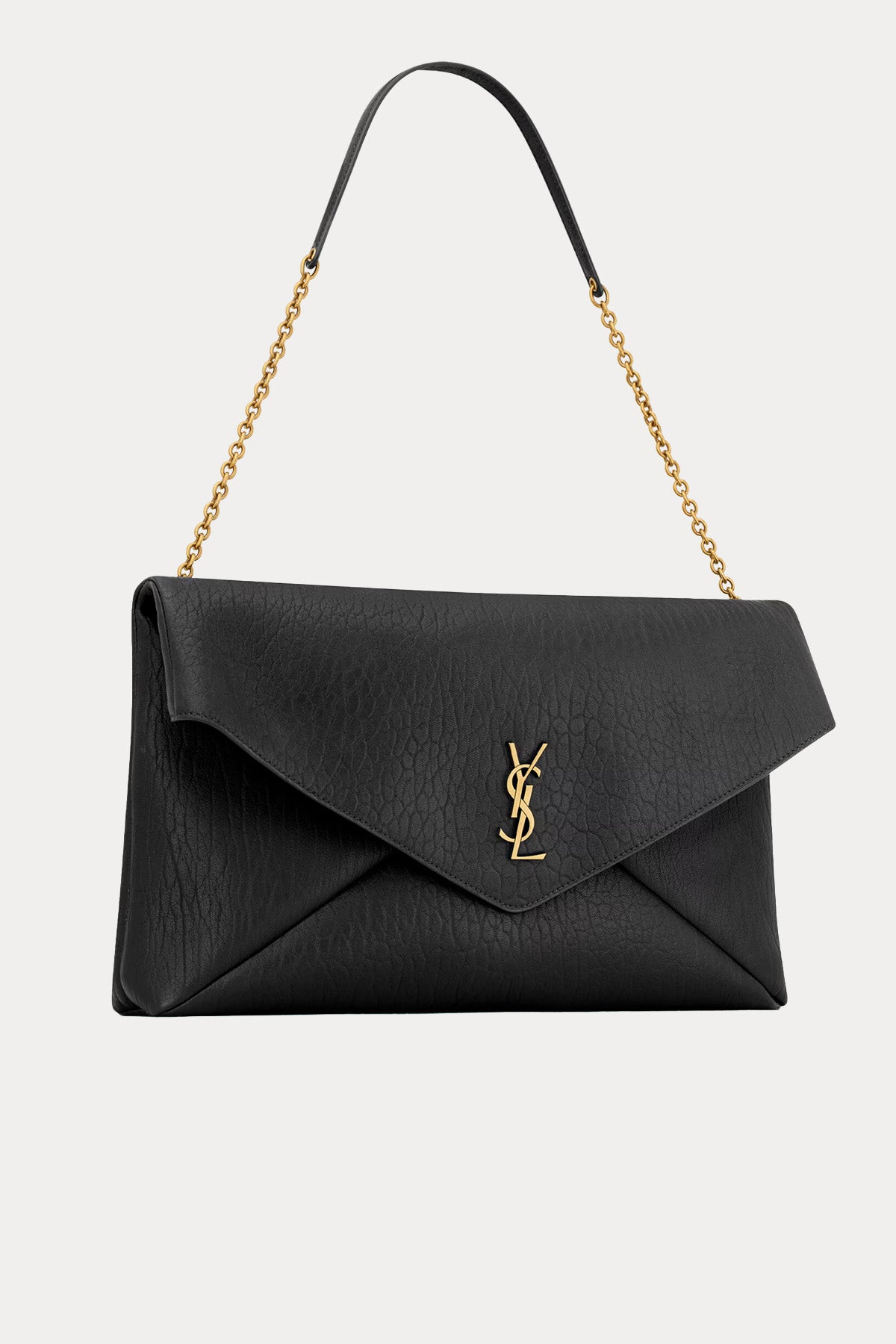 Saint Laurent Logolu Large Deri Omuz Çantası-Çanta-Libas