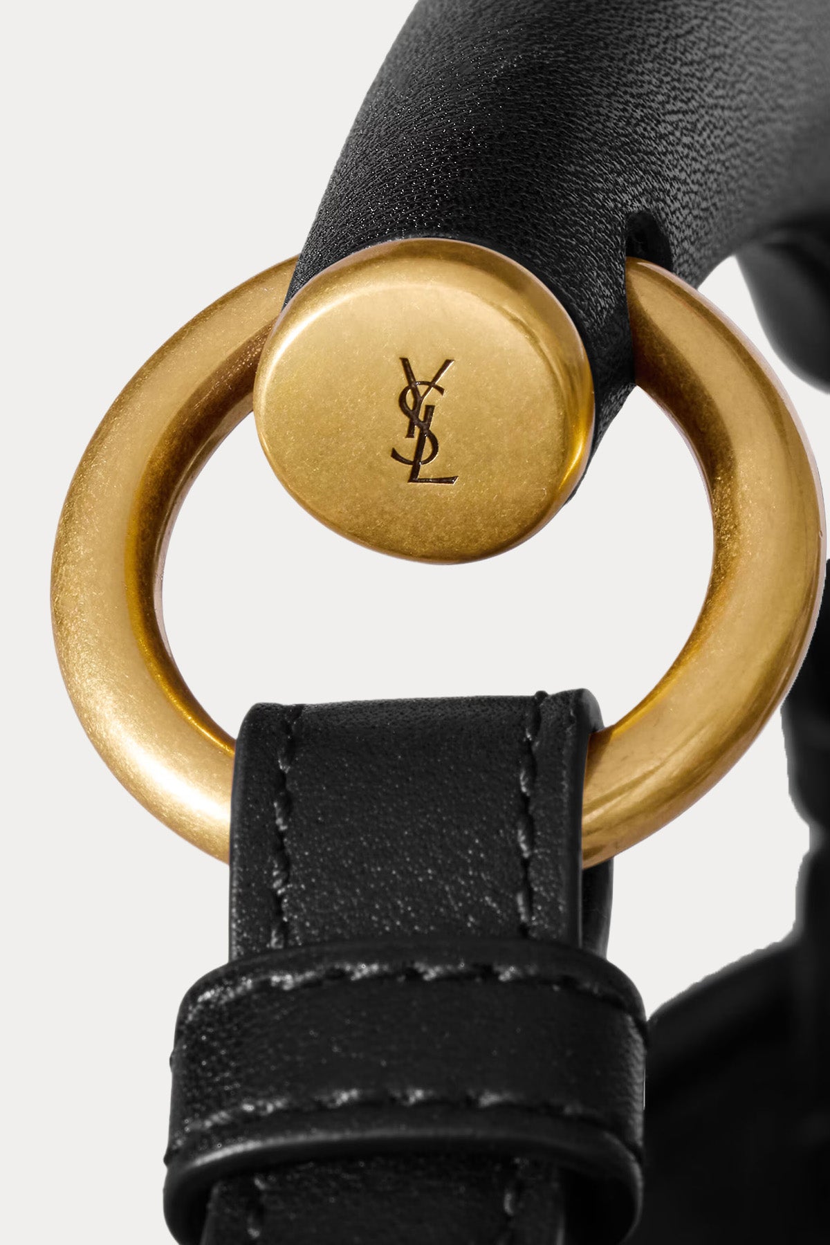 Saint Laurent Small Deri El Çantası-Çanta-Libas