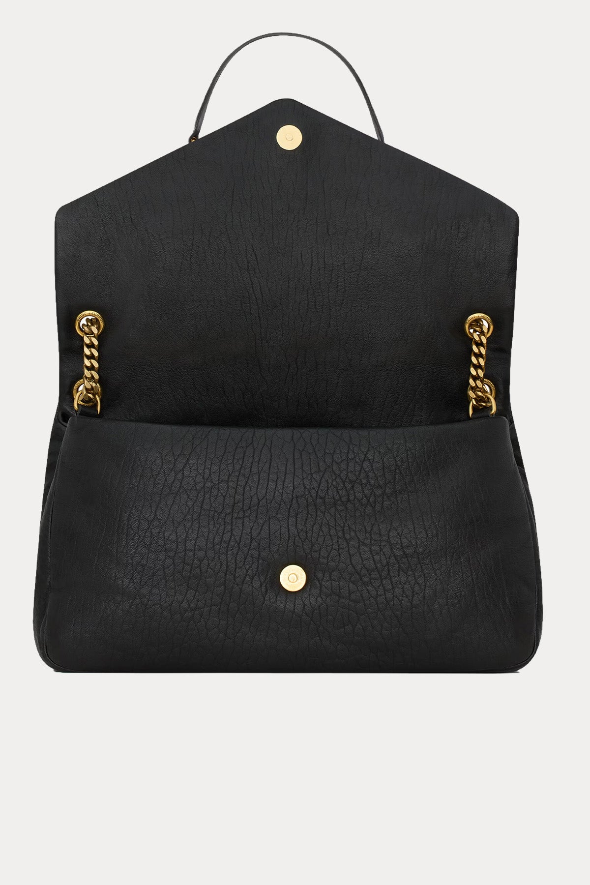 Saint Laurent Logolu Large Deri Omuz Çantası-Çanta-Libas
