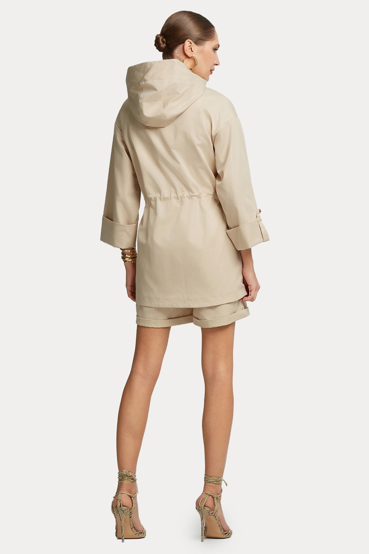 Lynne Relaxed Fit Kapüşonlu Trençkot