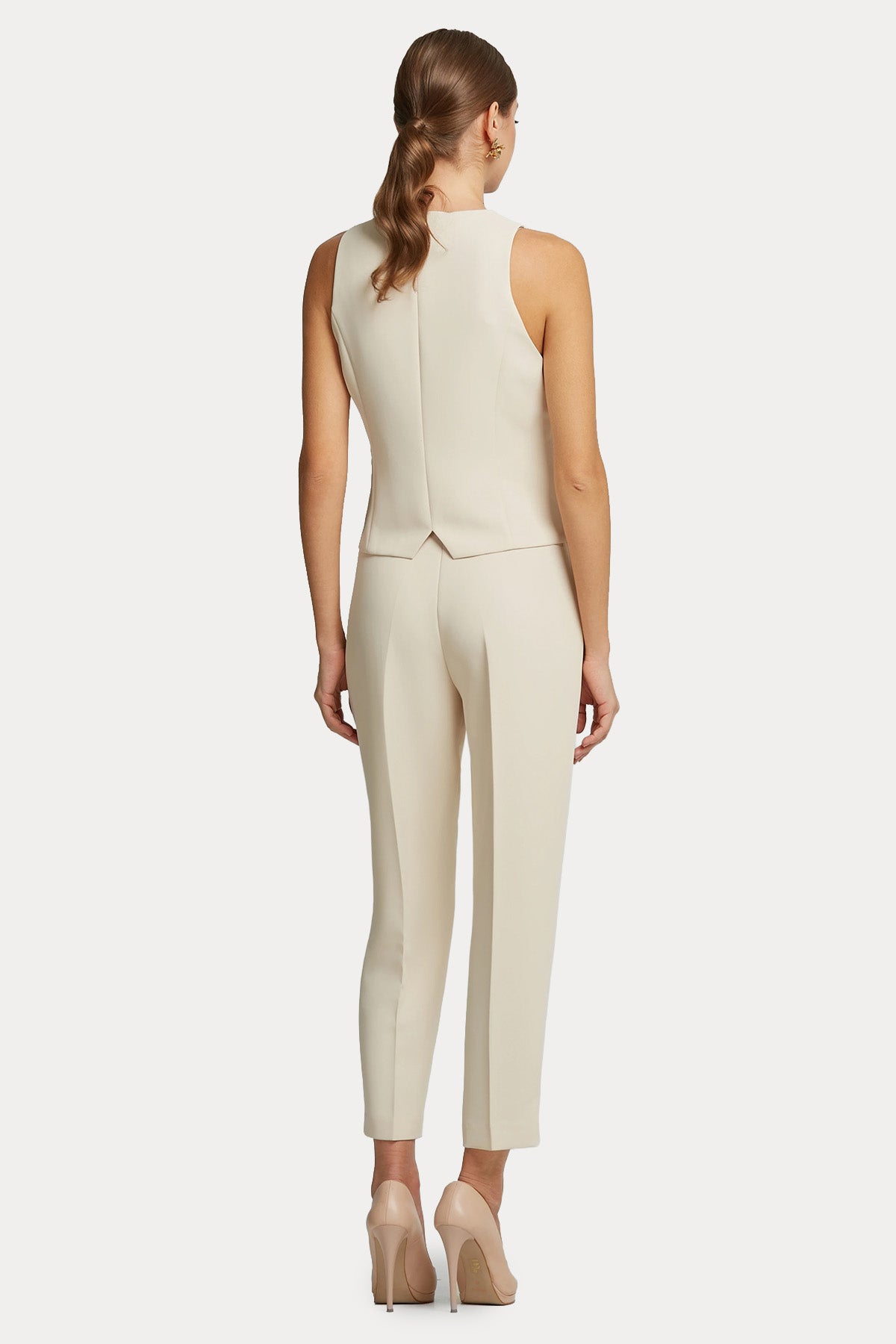 Lynne Regular Fit Yüksek Bel Tek Pileli Pantolon