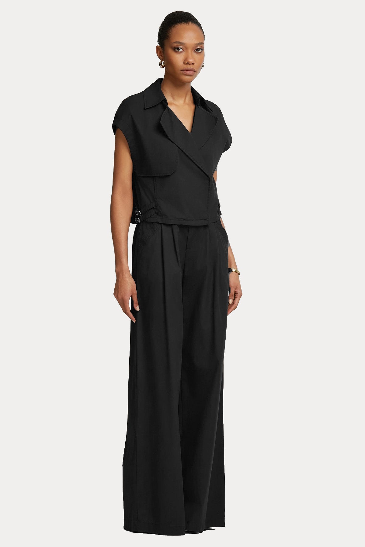 Lynne Relaxed Fit Kemerli Pantolon