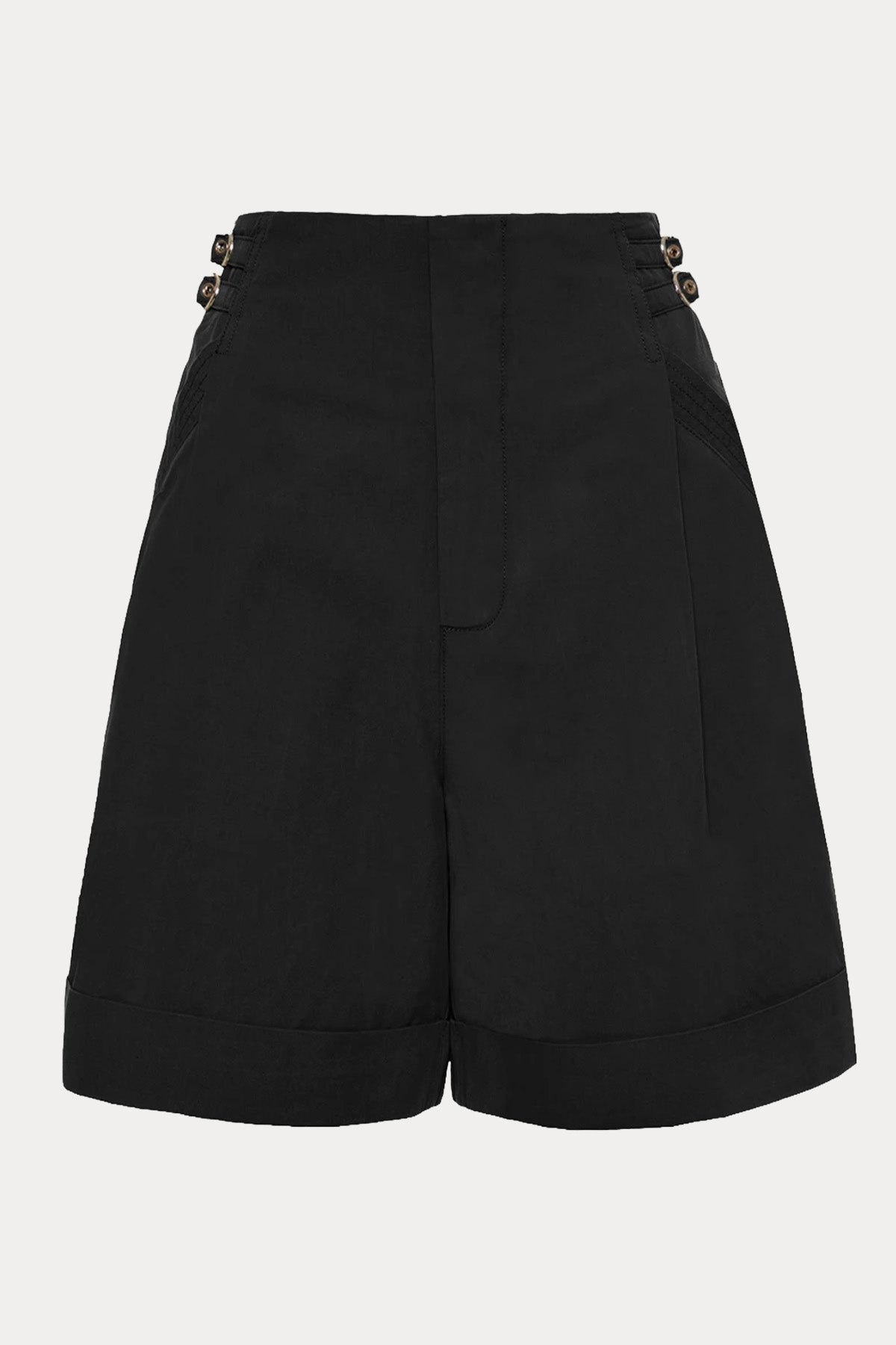 Lynne Yüksek Bel Tek Pile Şort