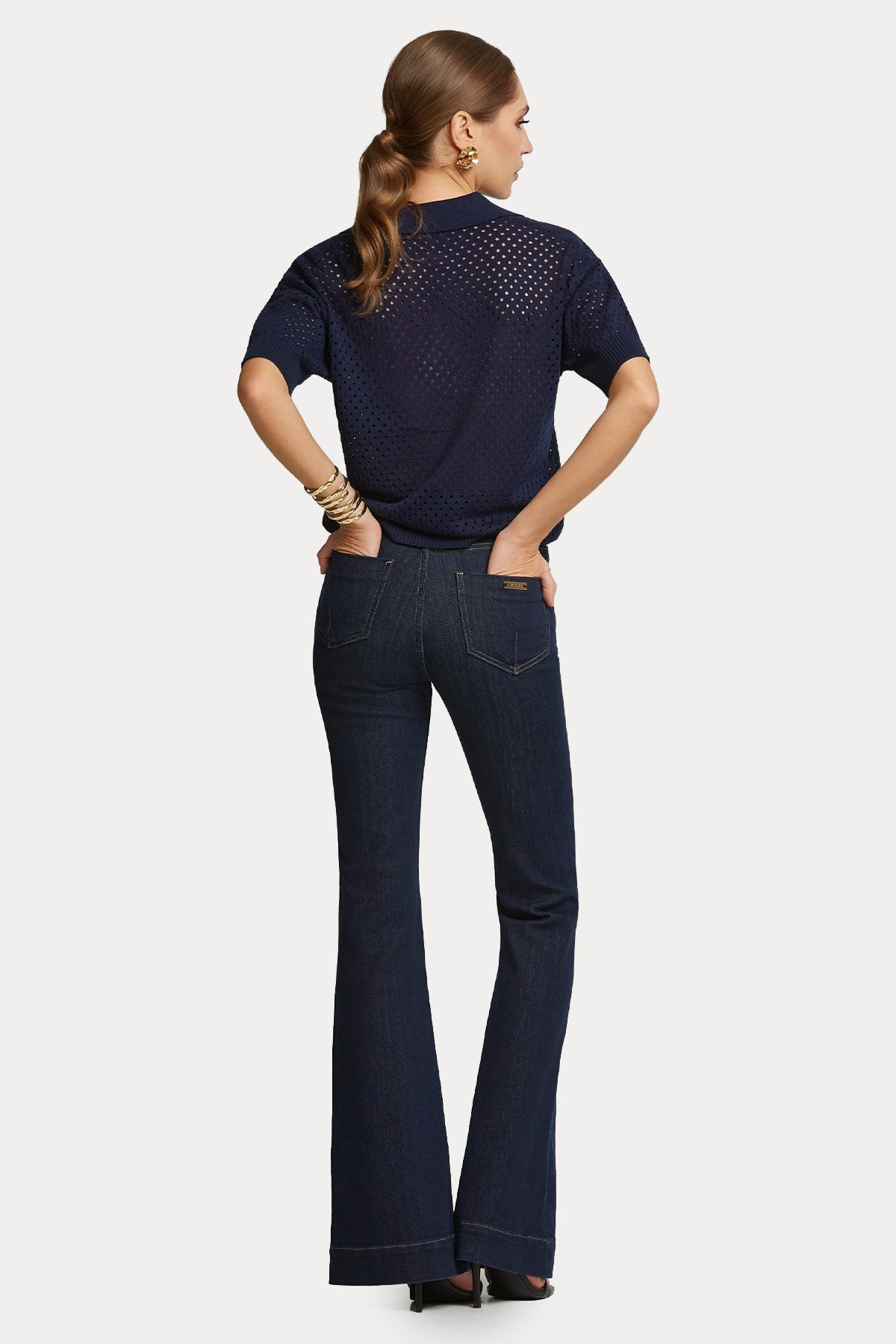 Lynne Regular Fit Polo Yaka Örgü Triko