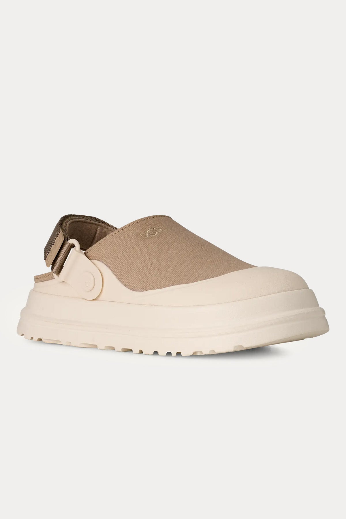 Ugg Mustard Seed GoldenGlow Cırt Cırt Bantlı Kanvas Sandalet