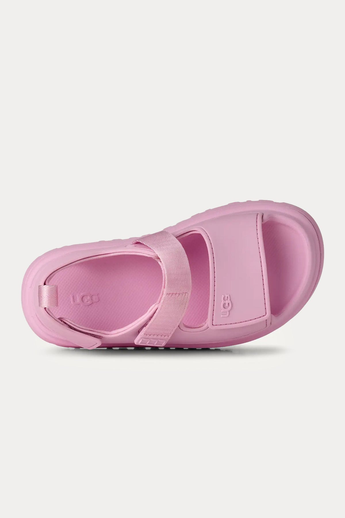 Ugg Kids Kız Çocuk Pink Diamond GoldenGlow Cırt Cırt Bantlı Sandalet