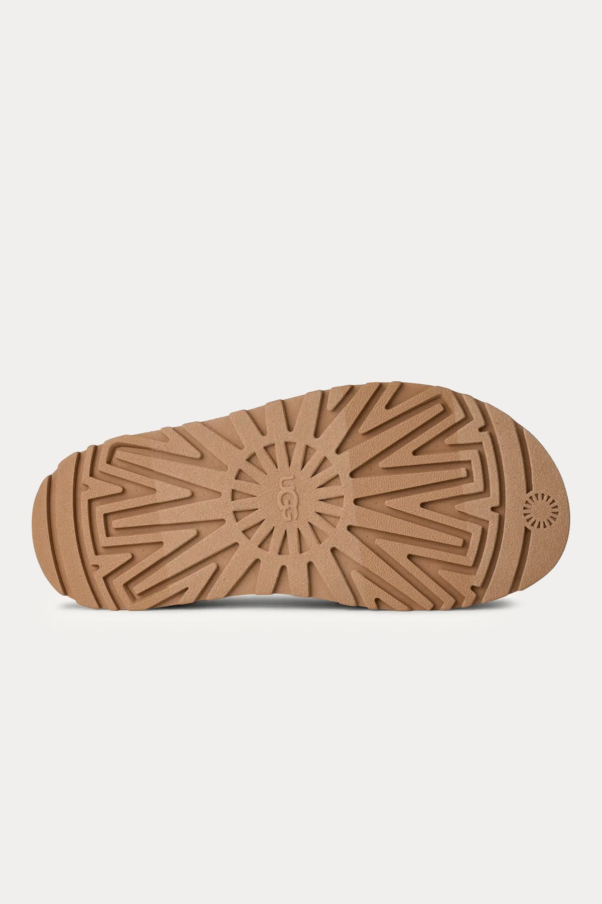 Ugg Dark Sand GoldenGlow Cırt Cırt Bantlı Terlik-Terlik-Libas