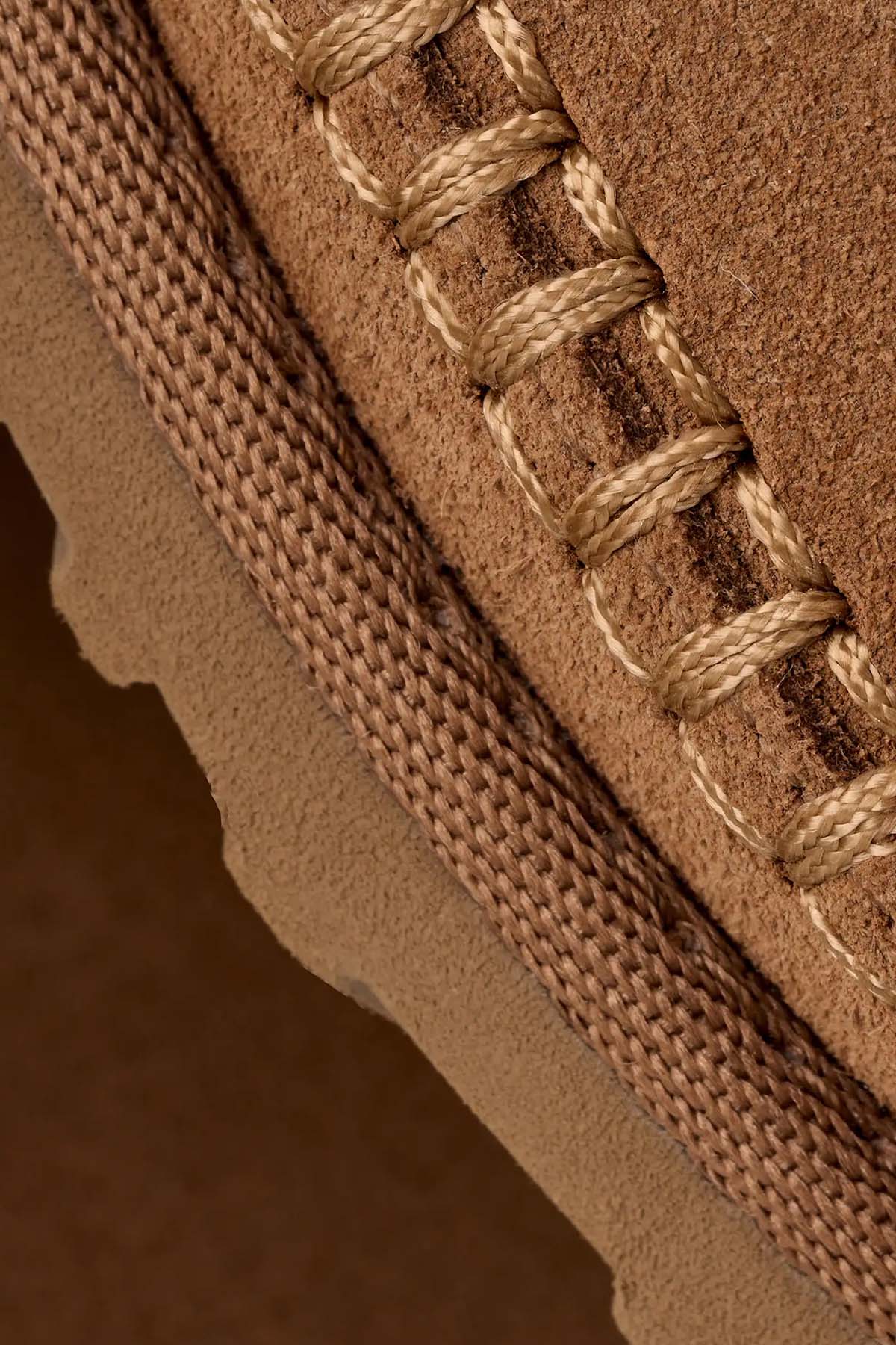Ugg Chestnut GoldenGaze Cırt Cırt Bantlı Süet Terlik-Terlik-Libas