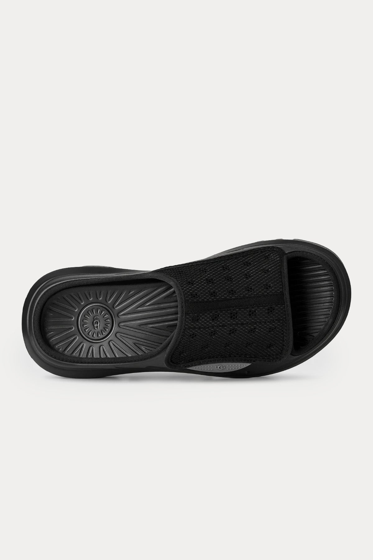 Ugg Black Peakmod Cırt Cırt Bantlı Terlik-Terlik-Libas