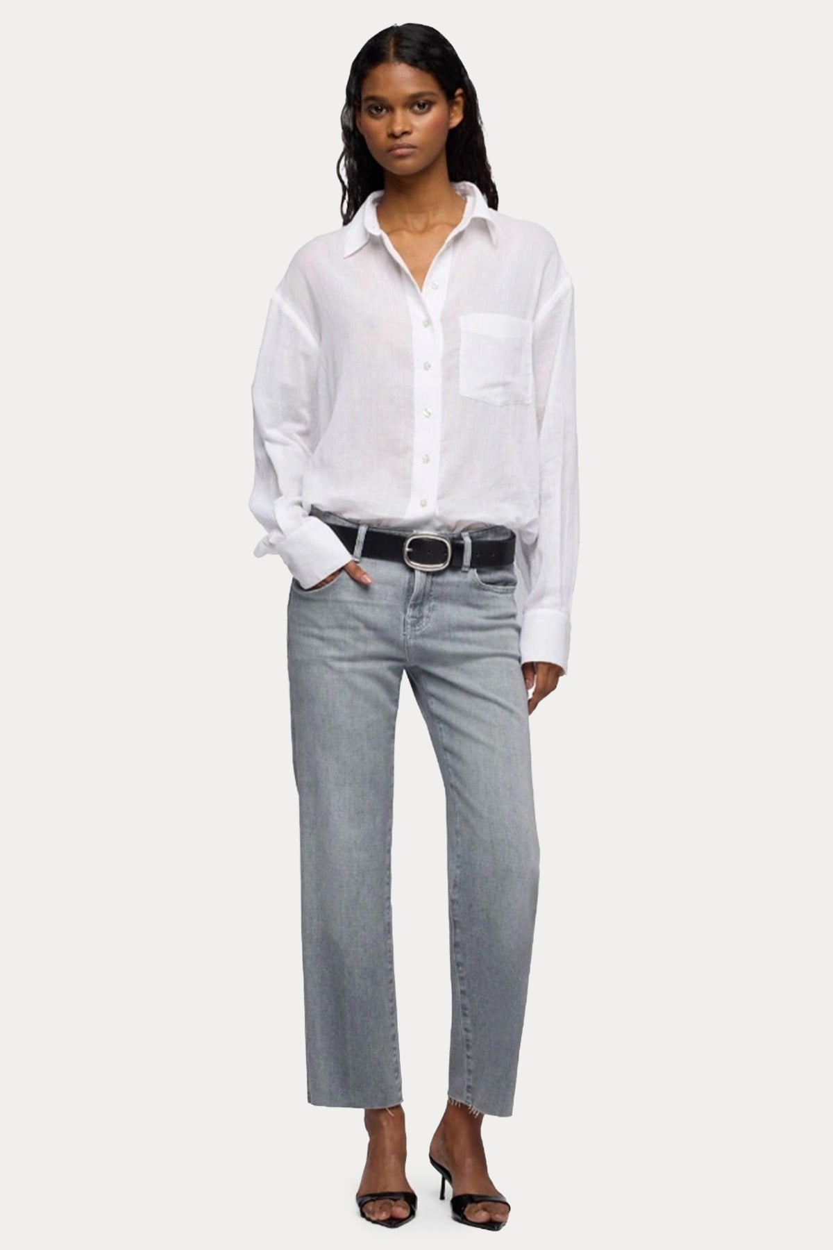 7 For All Mankind Straight Fit Streç Jeans