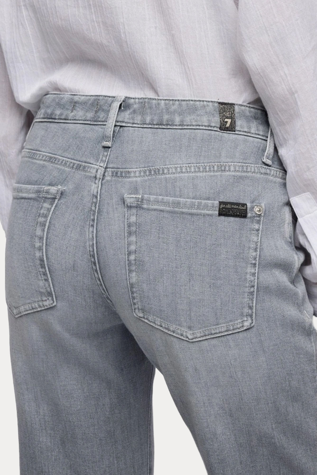 7 For All Mankind Straight Fit Streç Jeans