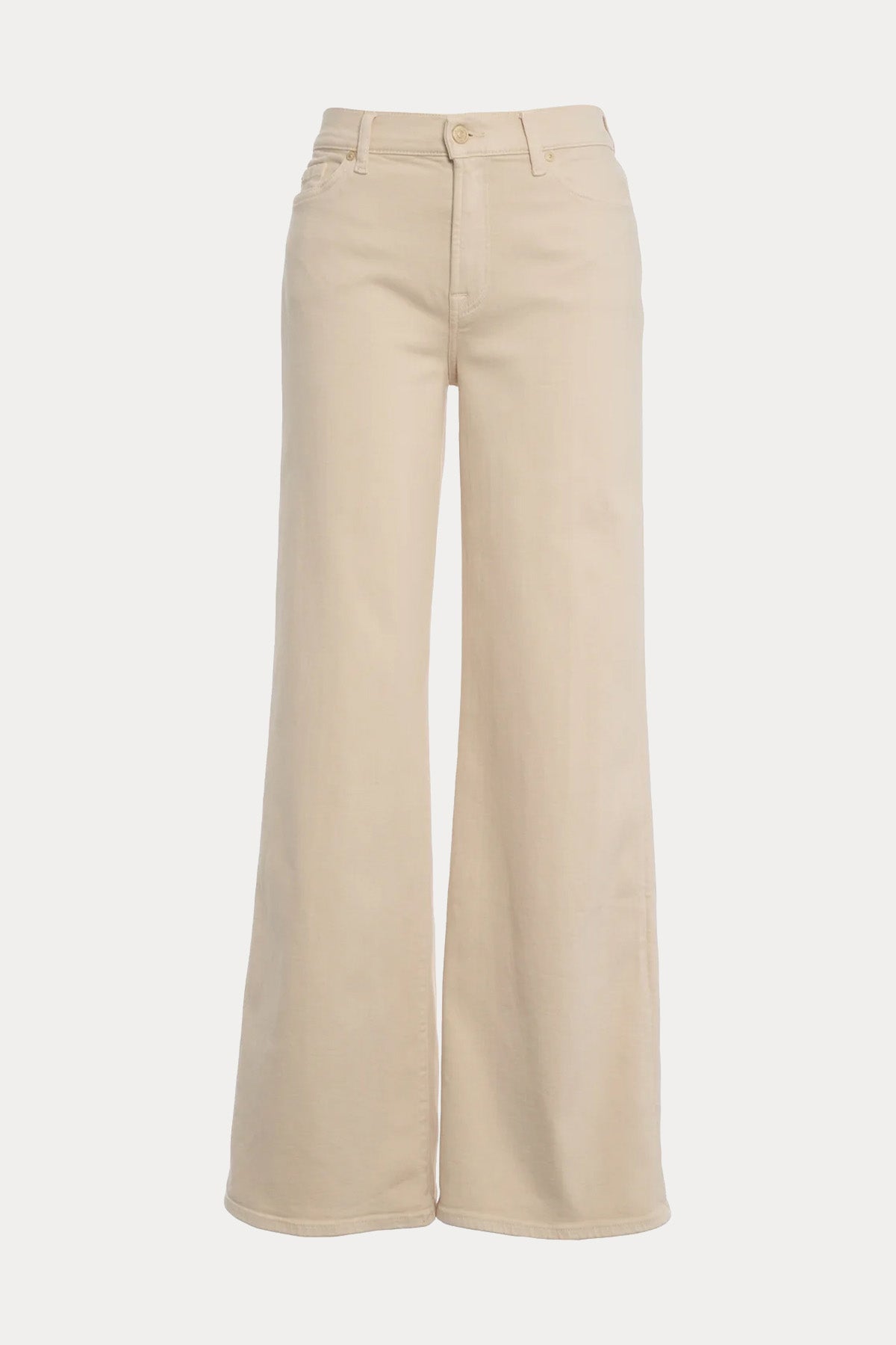 7 For All Mankind Yüksek Bel Geniş Paçalı Streç Jeans