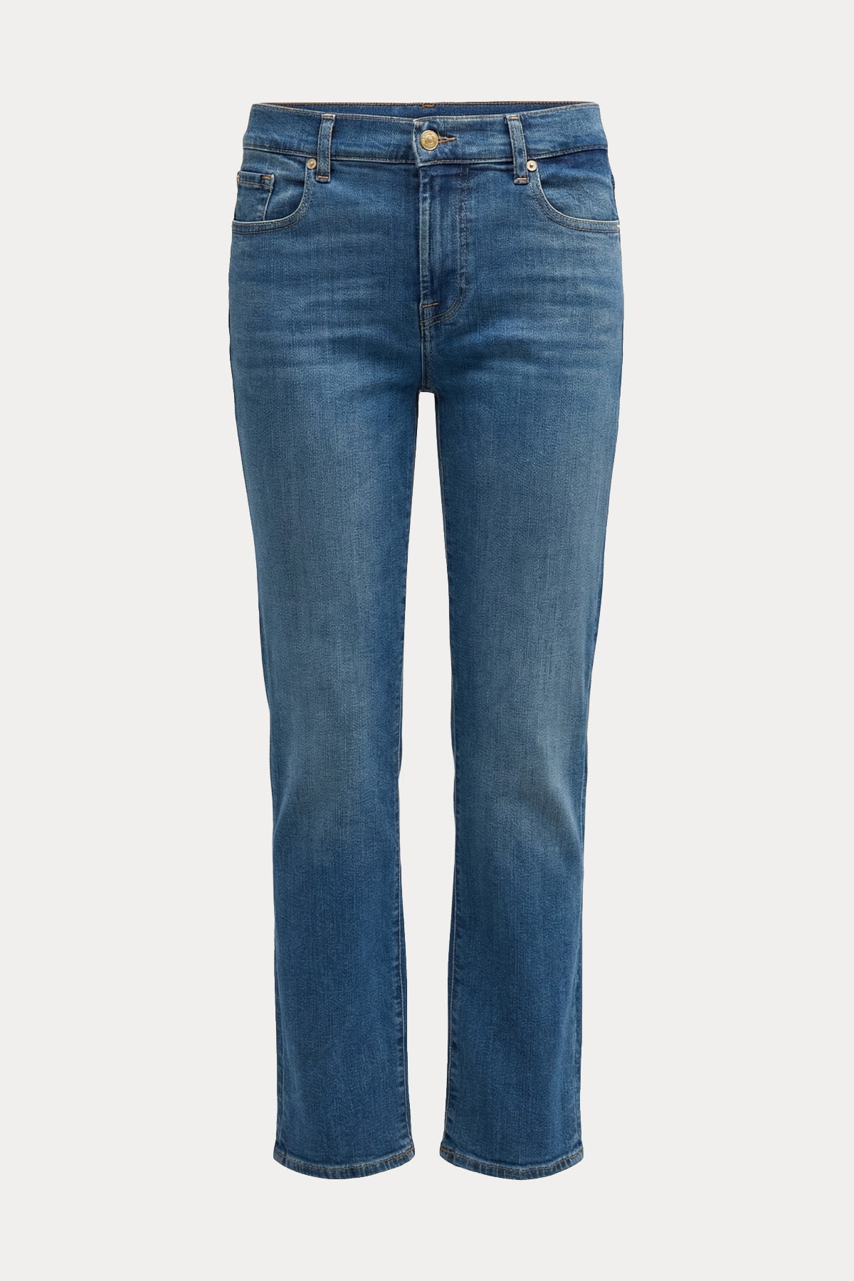7 For All Mankind Slim Fit Yıkamalı Streç Jeans