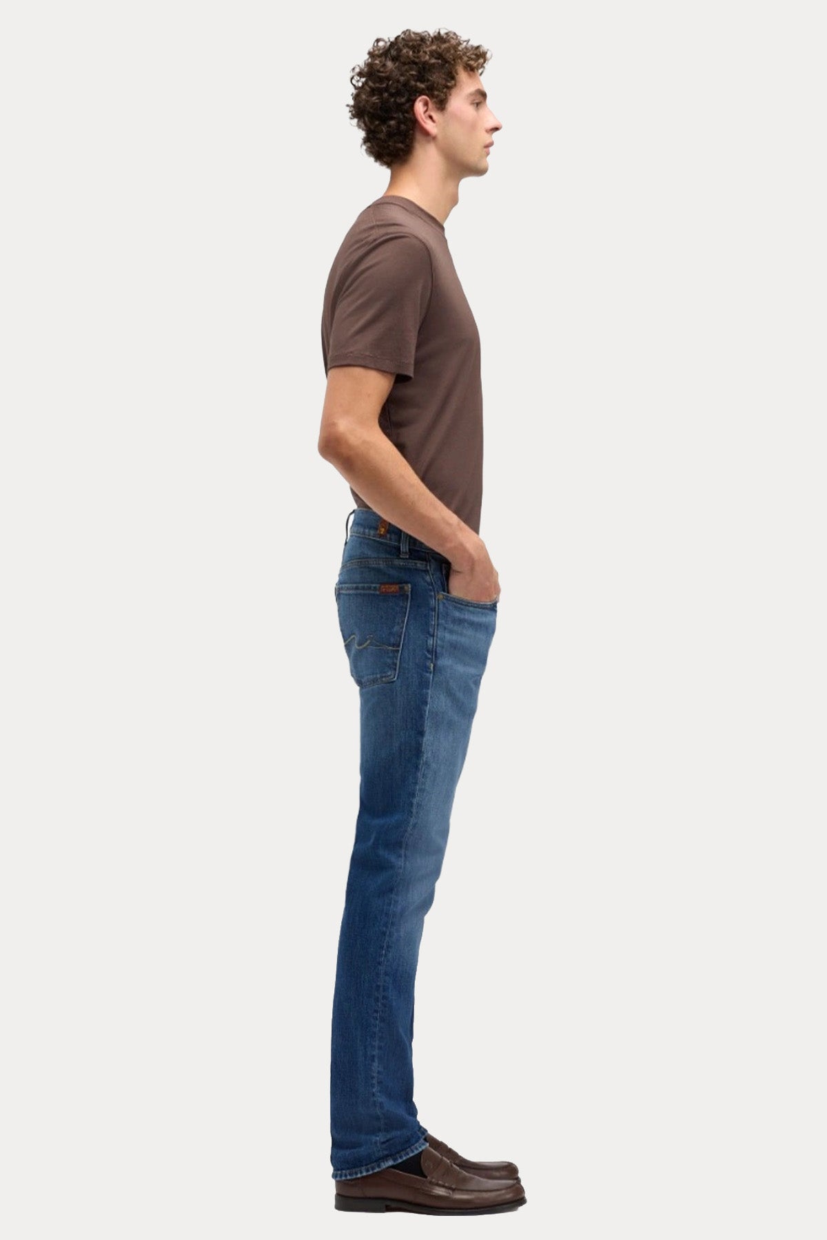 7 For All Mankind Slimmy Slim Fit Yıkamalı Jeans