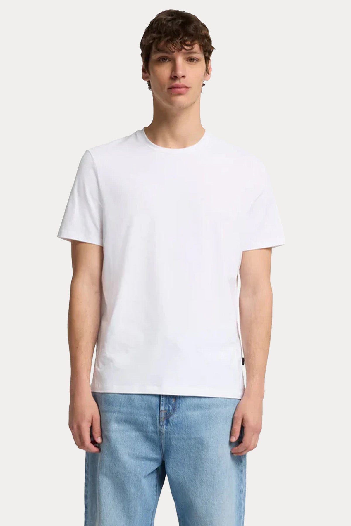 7 For All Mankind Regular Fit 3'lü Paket Streç T-shirt Set