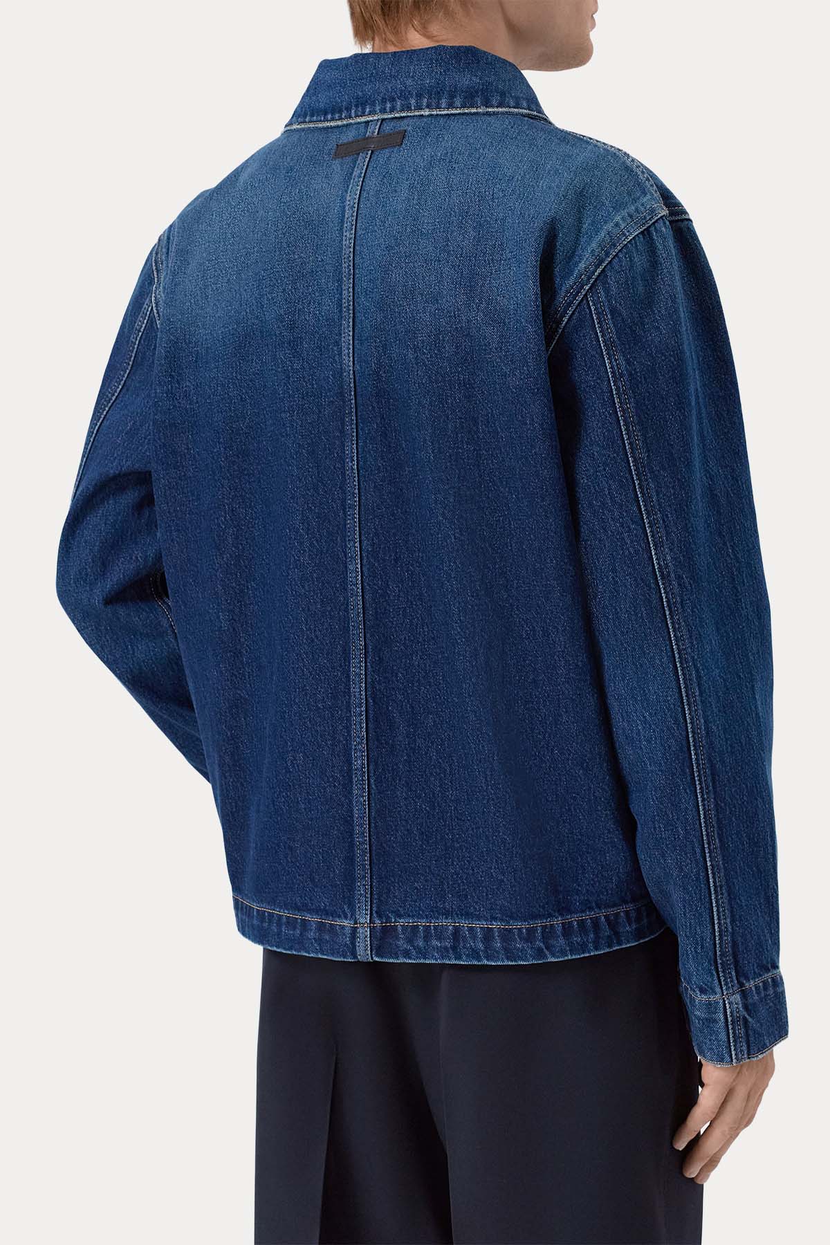 7 For All Mankind Relaxed Fit Denim Ceket-Ceket-Libas