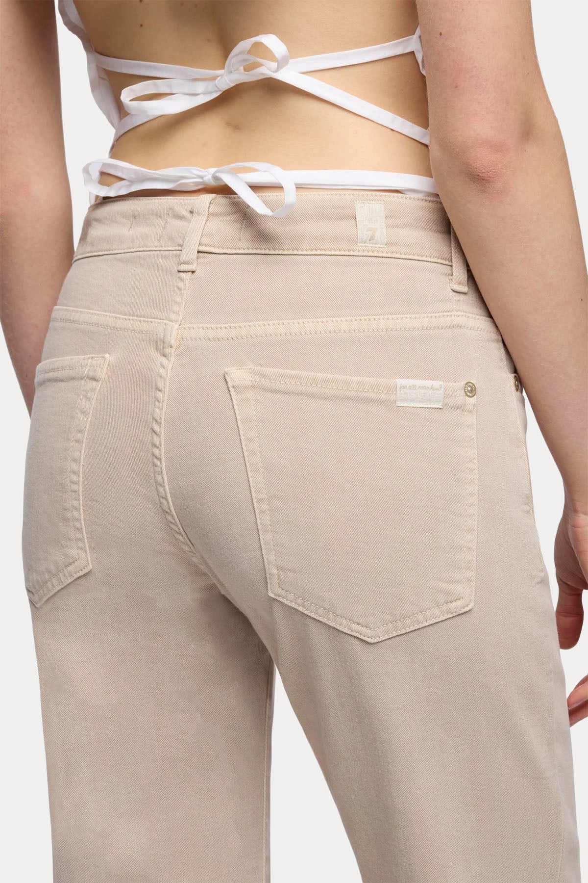 7 For All Mankind Straight Fit Streç Yumuşak Dokulu Jeans-Jeans-Libas