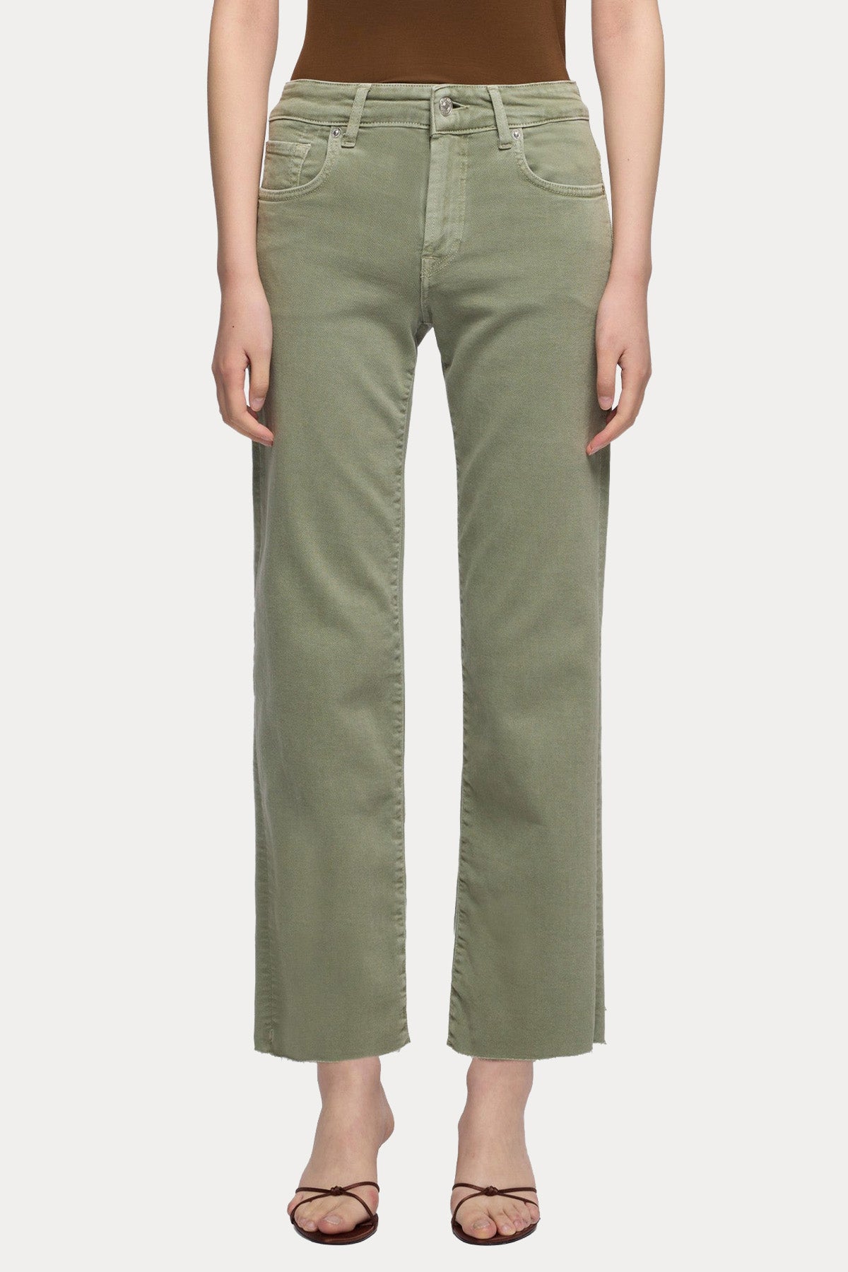 7 For All Mankind Straight Fit Streç Yumuşak Dokulu Jeans-Jeans-Libas