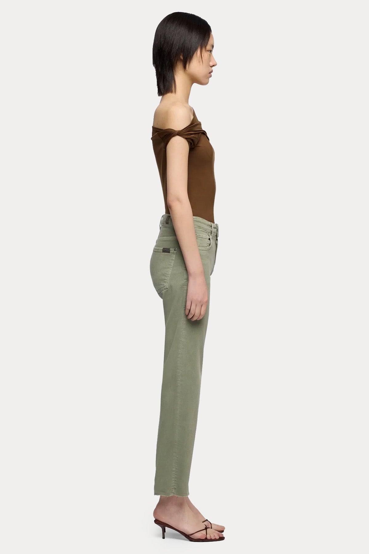 7 For All Mankind Straight Fit Streç Yumuşak Dokulu Jeans-Jeans-Libas