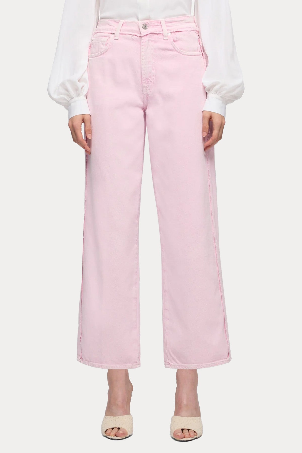 7 For All Mankind Straight Ankle Fit Jeans-Jeans-Libas