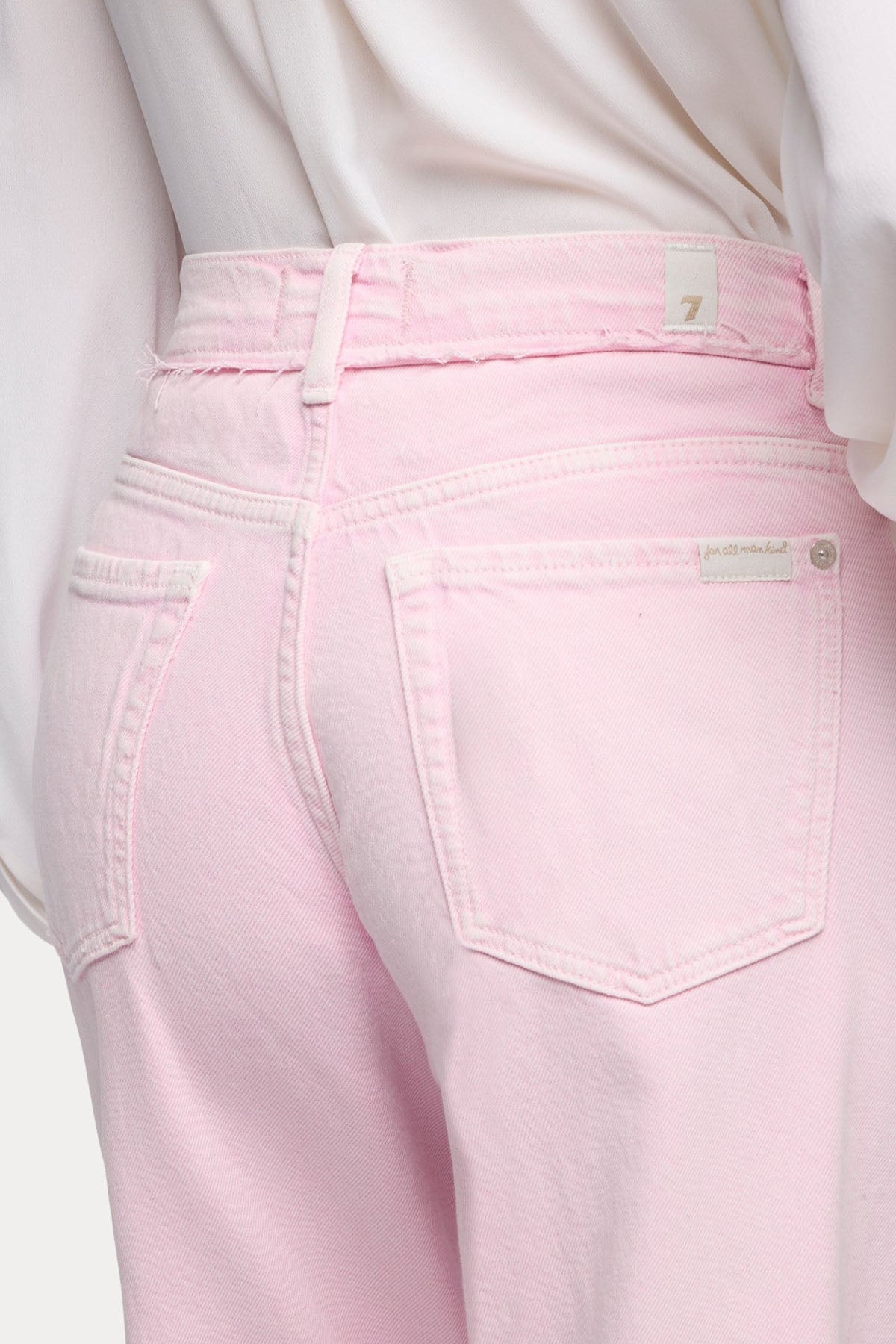 7 For All Mankind Straight Ankle Fit Jeans-Jeans-Libas