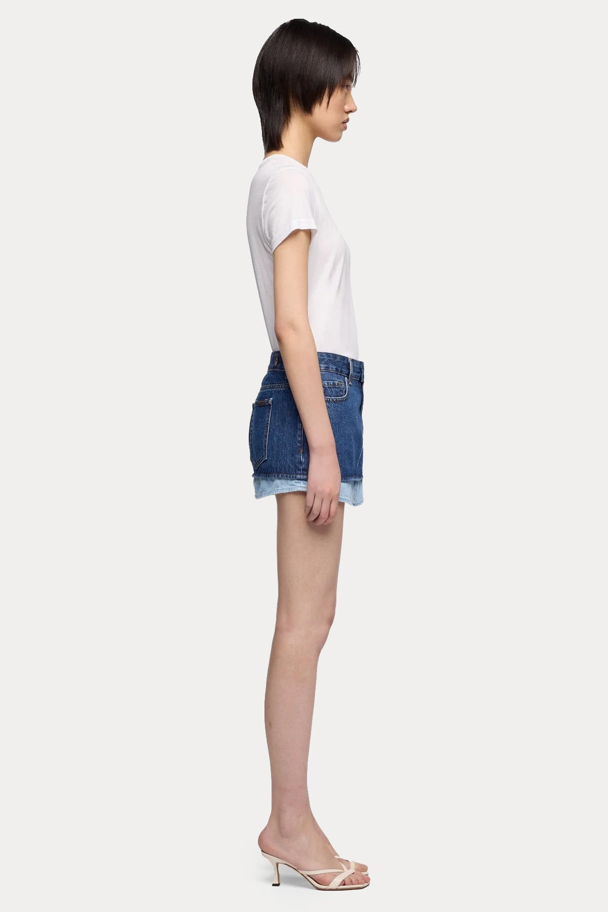 7 For All Mankind Denim Mini Etek-Etek-Libas