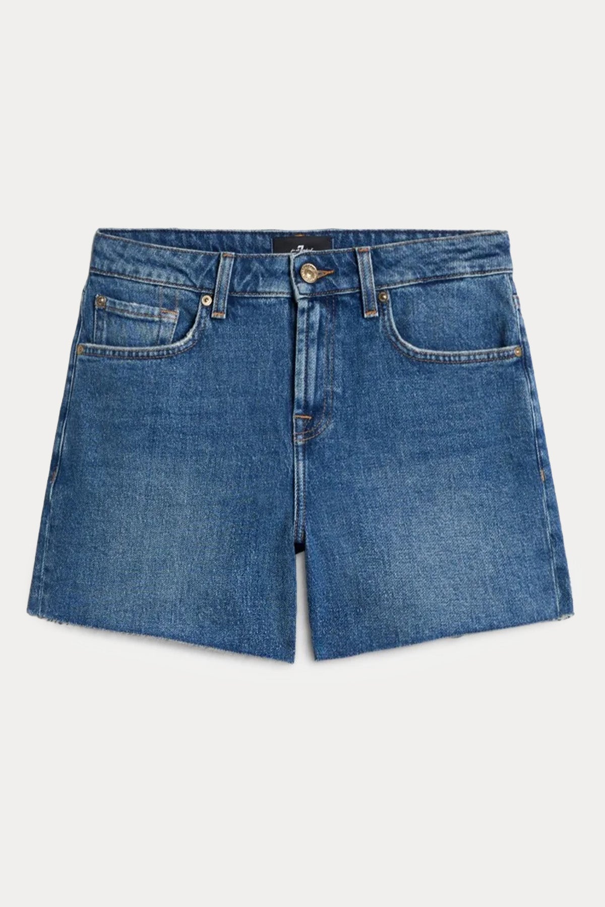 7 For All Mankind Regular Fit Denim Şort