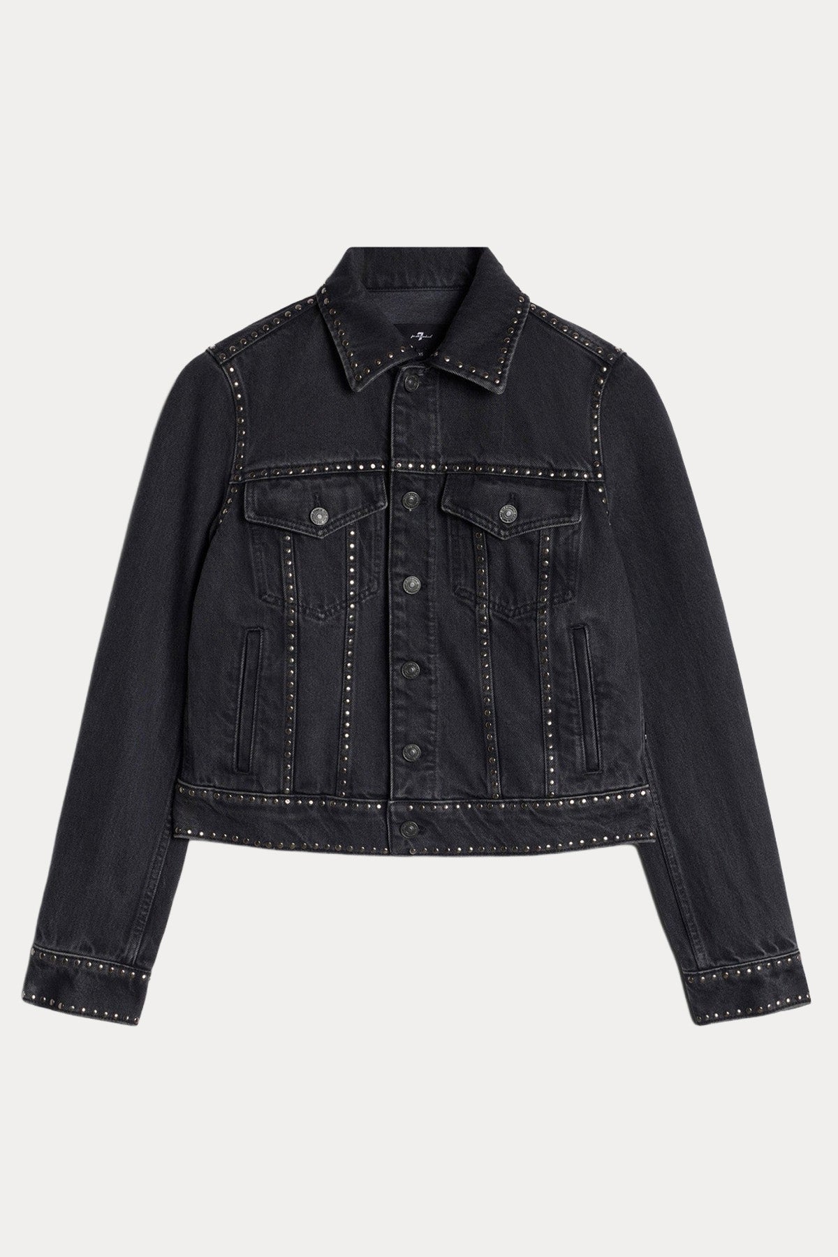 7 For All Mankind Relaxed Fit Troklu Denim Ceket