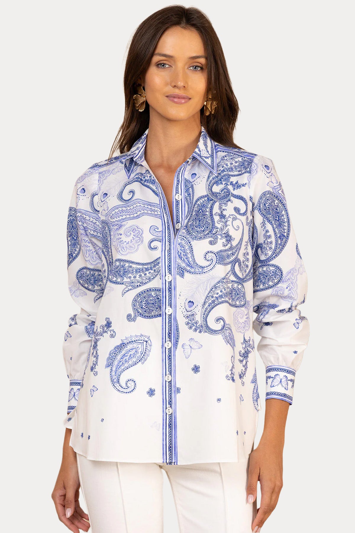 Hale Bob Regular Fit Paisley Desenli Gömlek