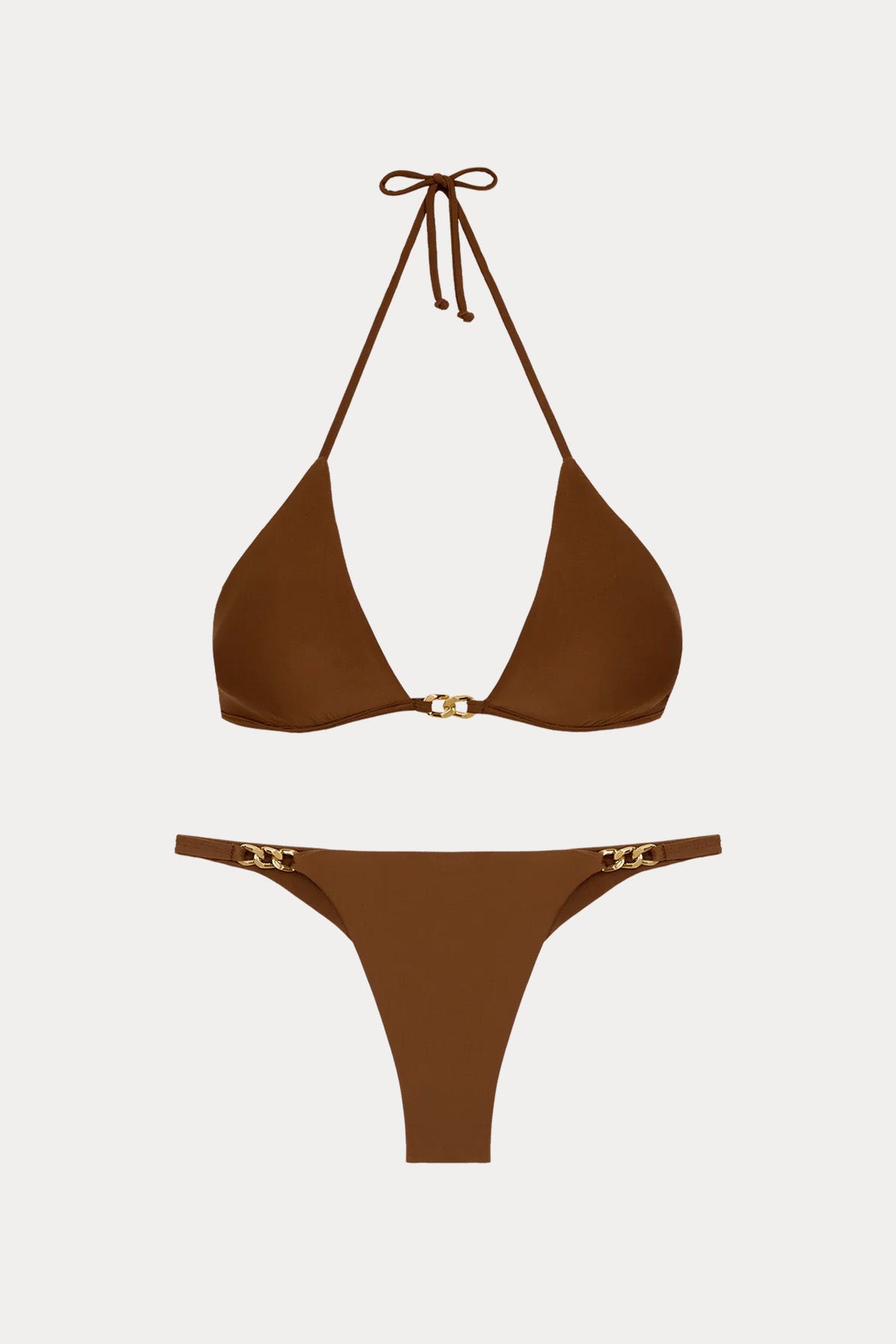 Vix Solid Angine Boyundan Bağlamalı Streç Bikini