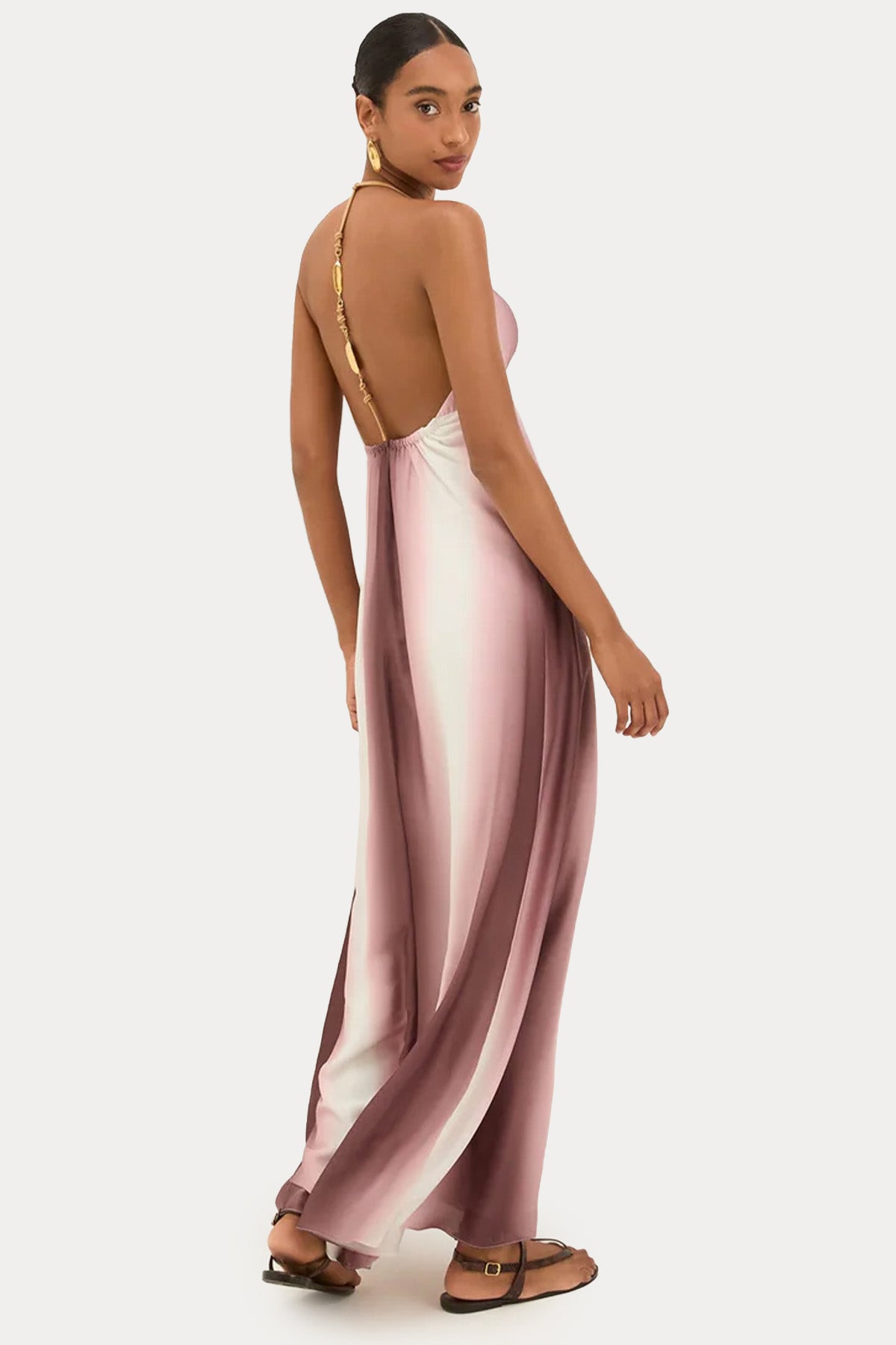 Vix Nebula Nora Maxi İpek Elbise