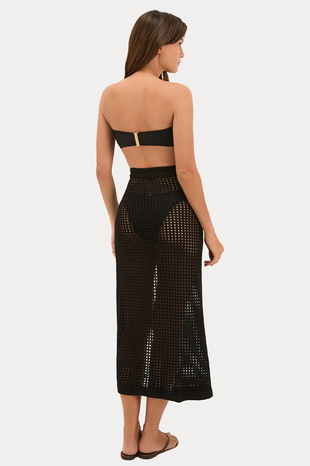 Vix Rena Kruvaze Bağlamalı Örgü Pareo