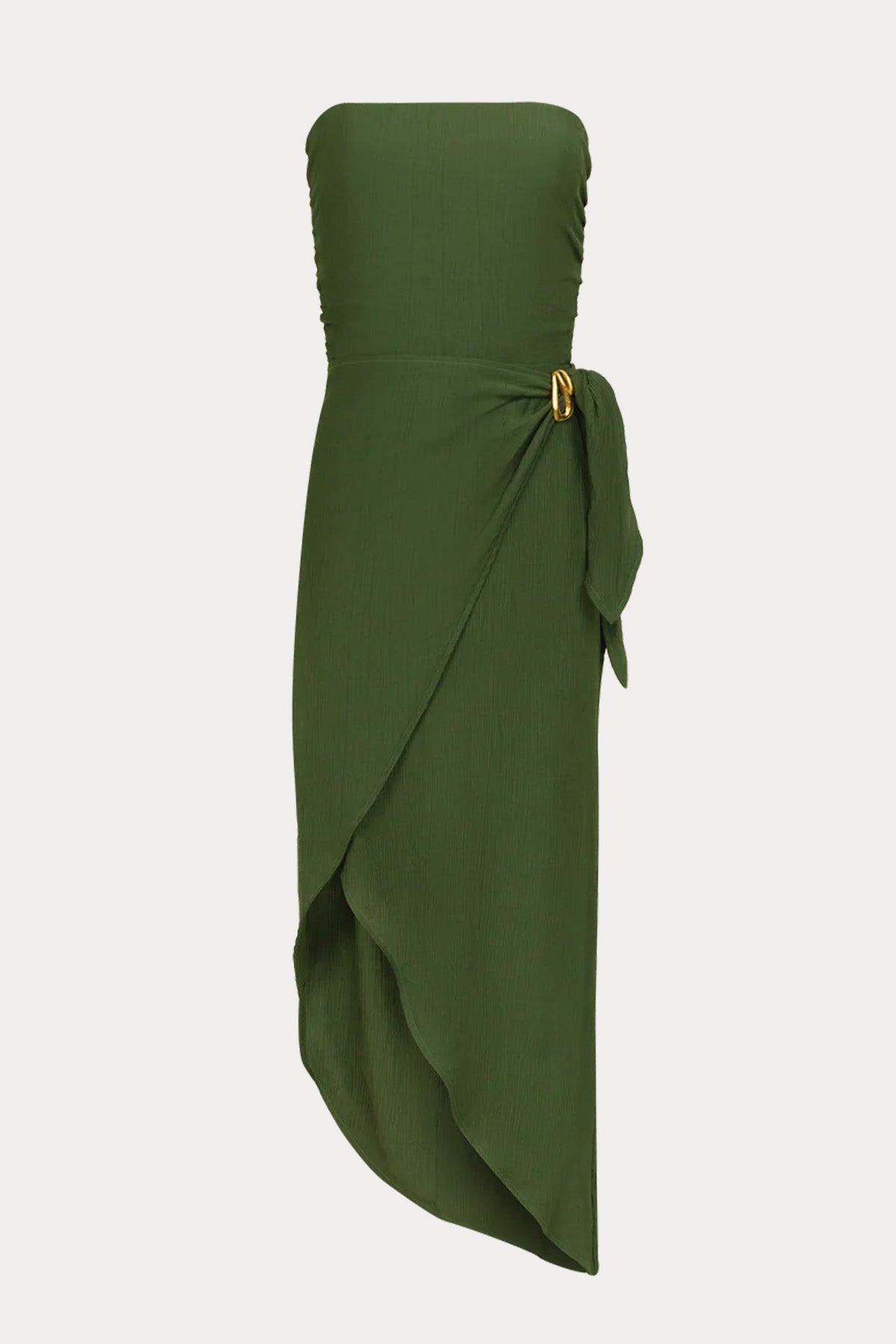 Vix Noa Slim Fit Straplez Midi Elbise