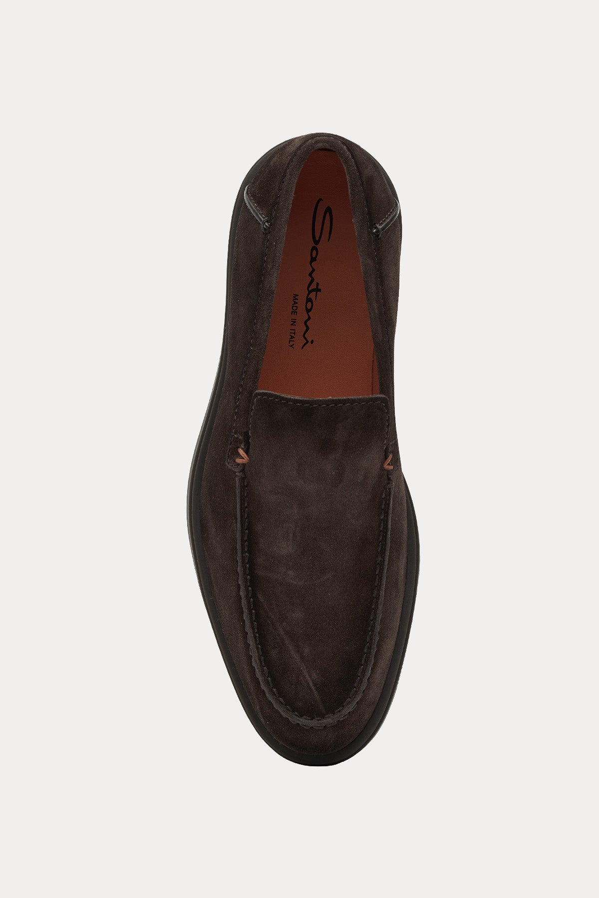 Santoni Süet Loafer Ayakkabı