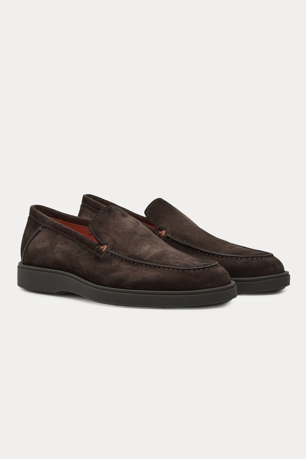 Santoni Süet Loafer Ayakkabı
