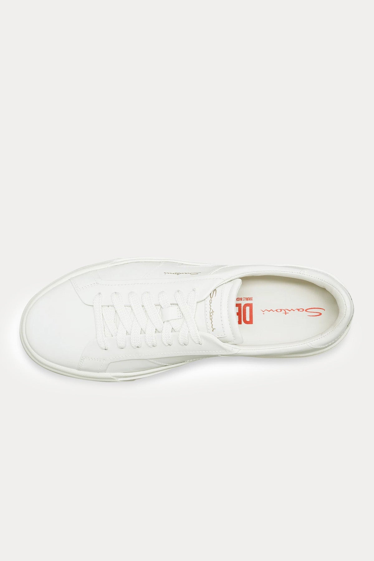 Santoni Double Buckle Deri Sneaker Ayakkabı