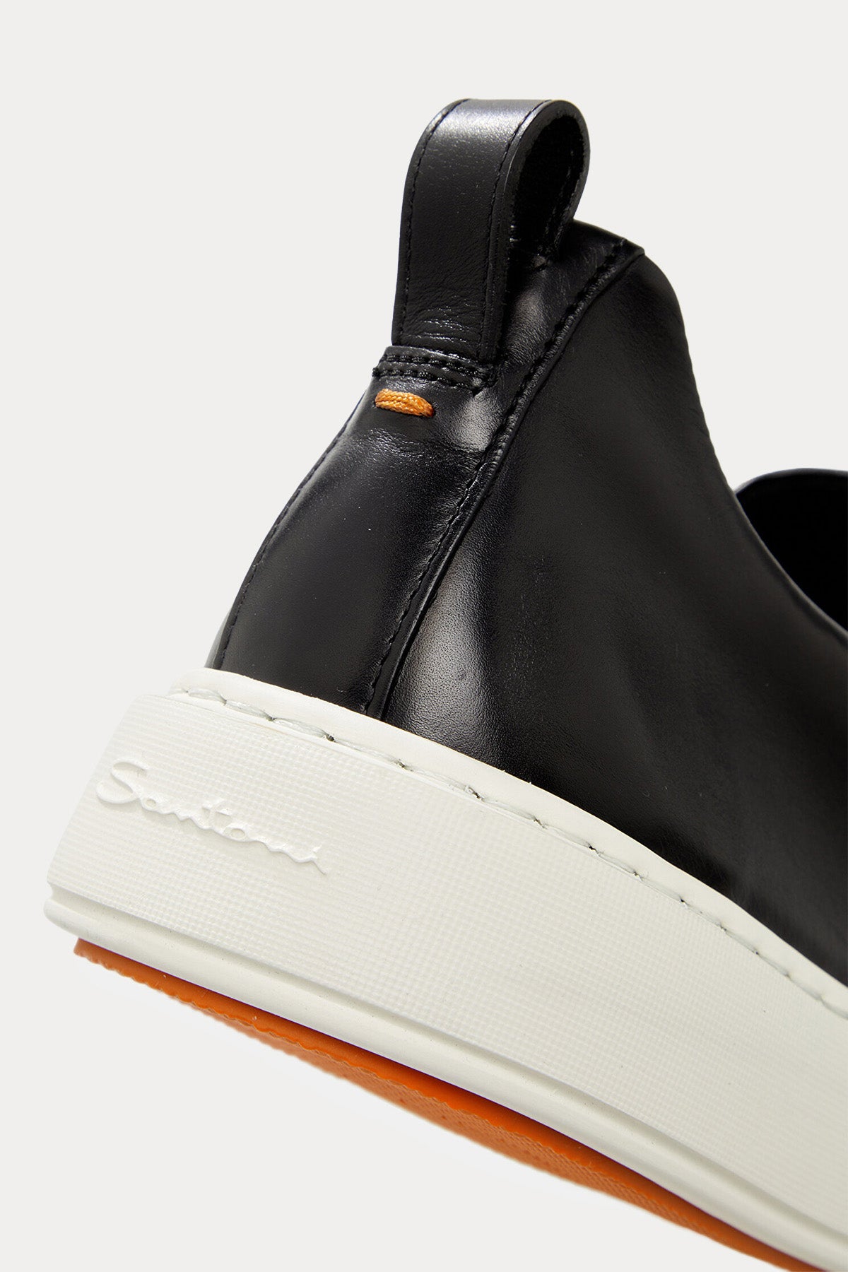 Santoni Lastik Bantlı Deri Sneaker Ayakkabı