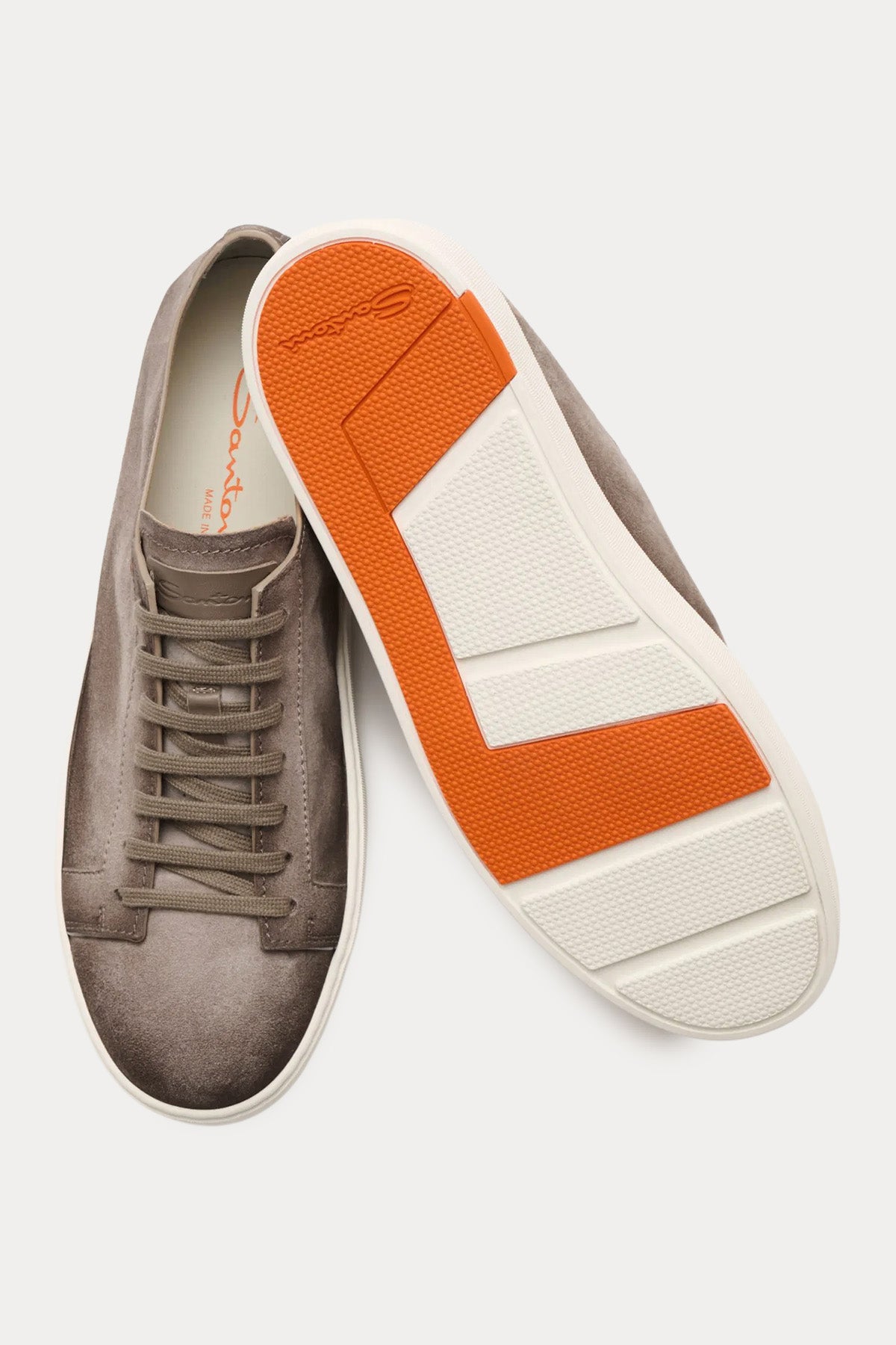 Santoni Süet Sneaker Ayakkabı-Ayakkabı-Libas