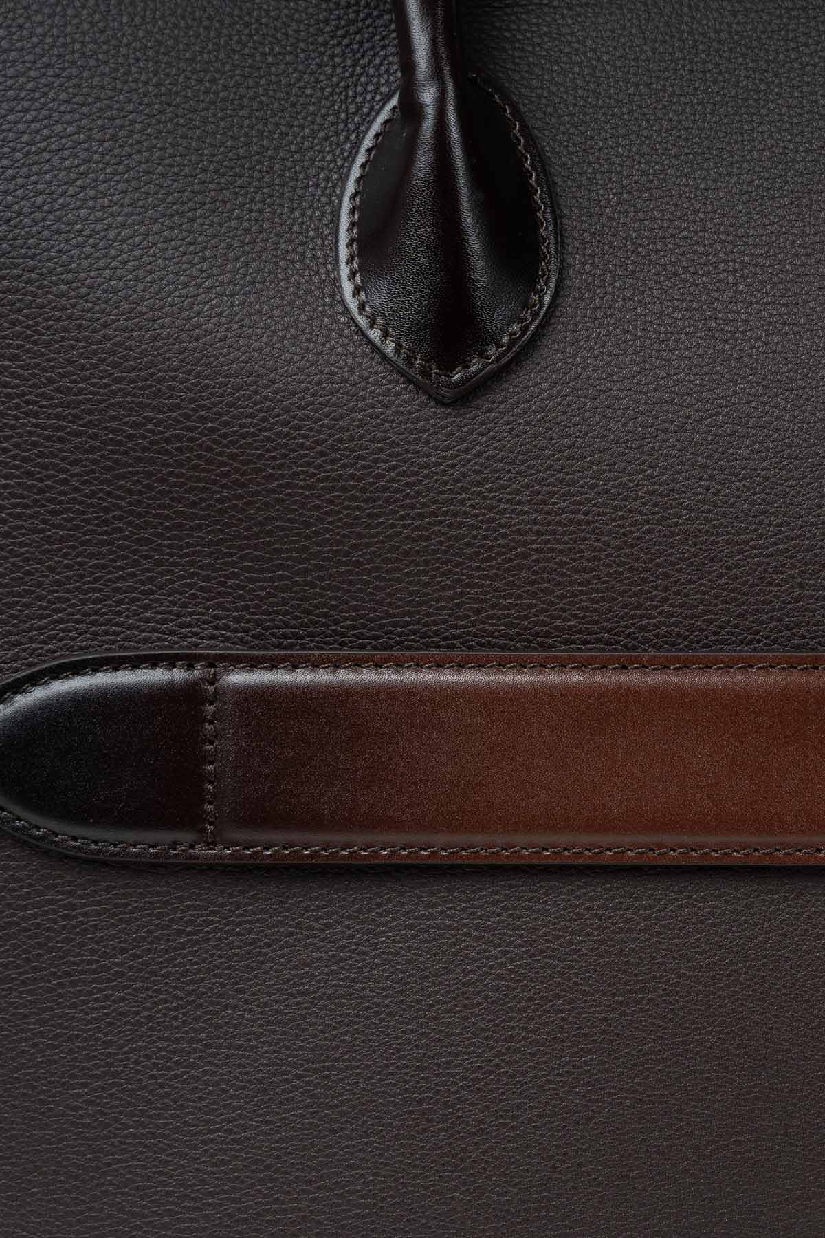 Santoni Deri Evrak Çantası