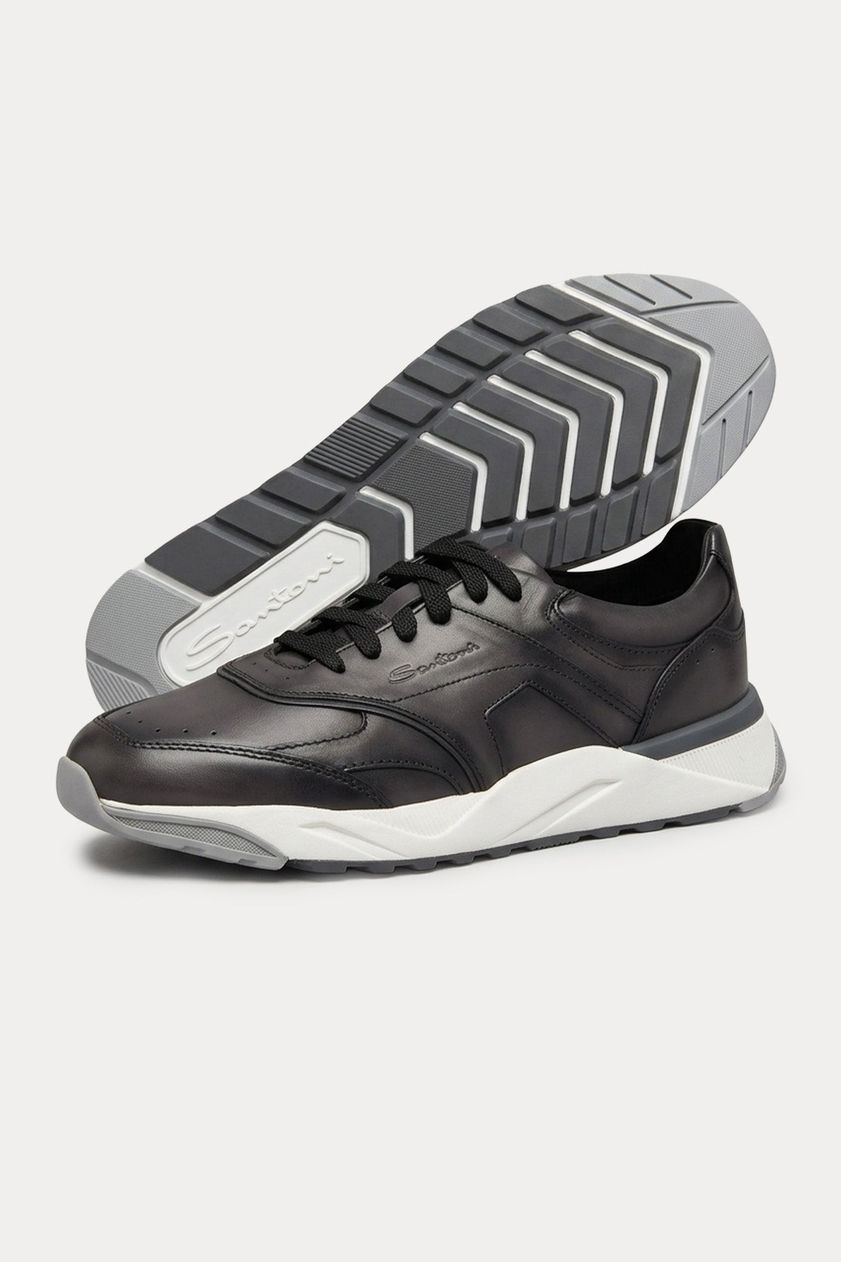 Santoni Deri Sneaker Ayakkabı