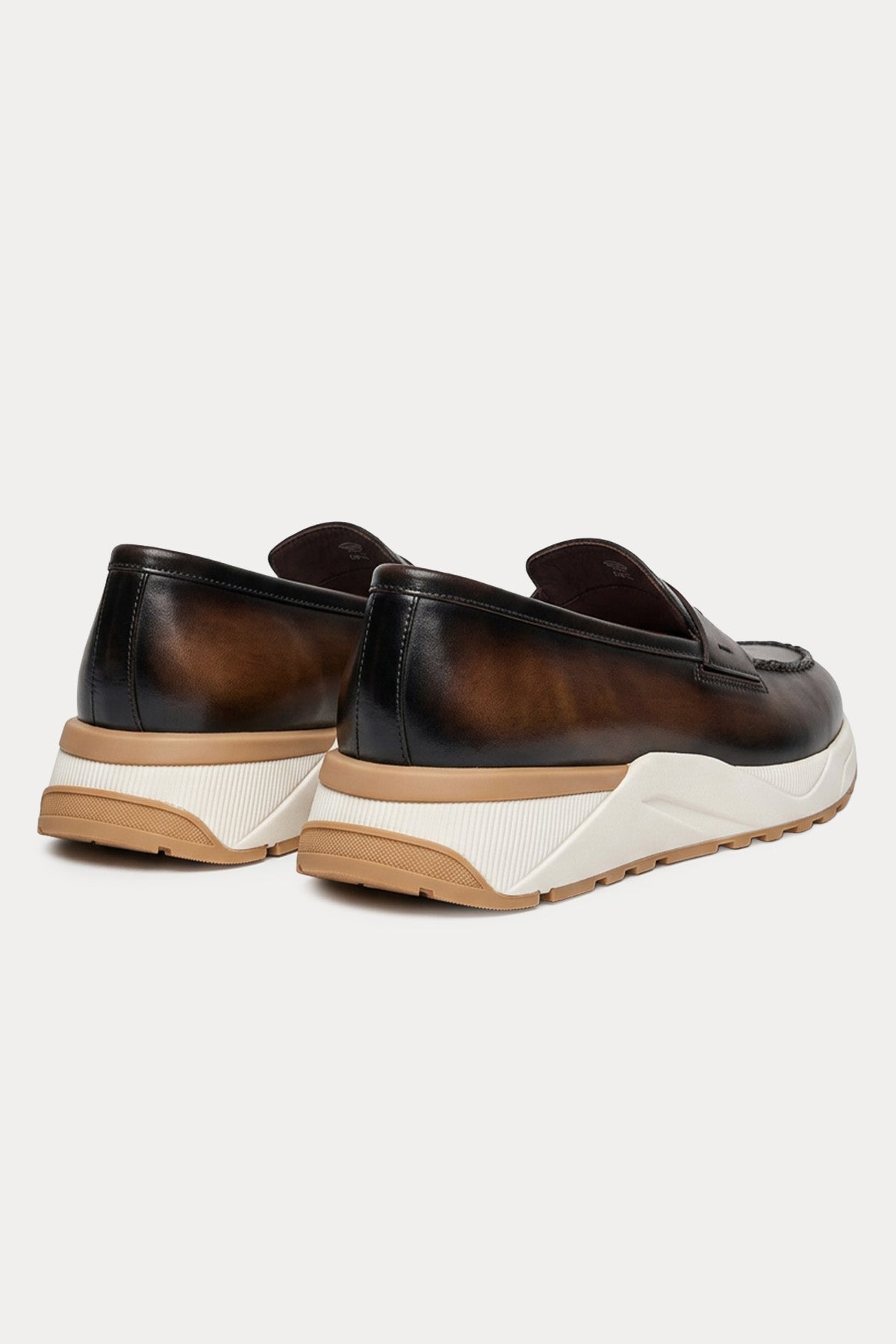 Santoni Deri Loafer Ayakkabı-Ayakkabı-Libas
