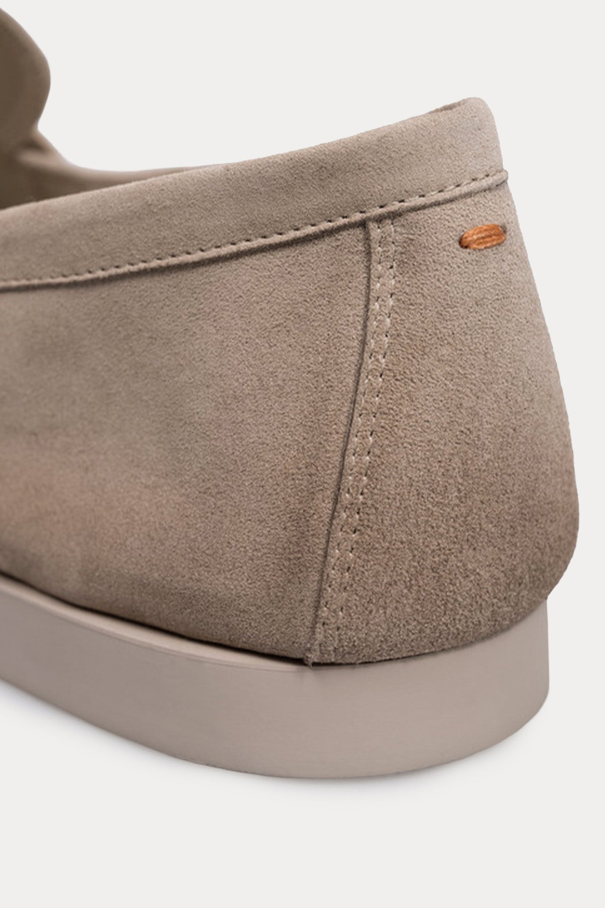 Santoni Süet Loafer Ayakkabı-Ayakkabı-Libas