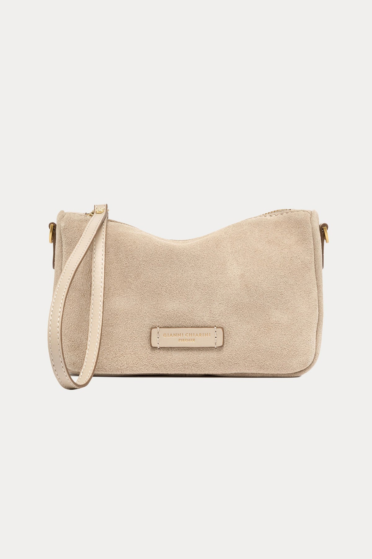 Gianni Chiarini Nora Pouch Süet Clutch Çanta