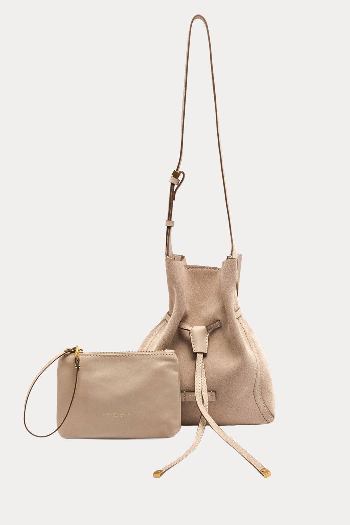 Gianni Chiarini Sienna Small Süet Omuz Çantası