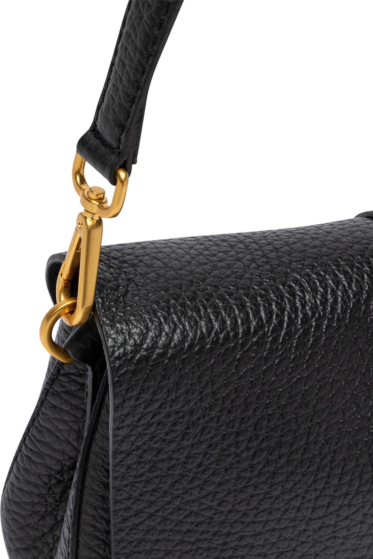 Gianni Chiarini Helena Round Geniş Askılı Deri Omuz Çantası-Çanta-Libas
