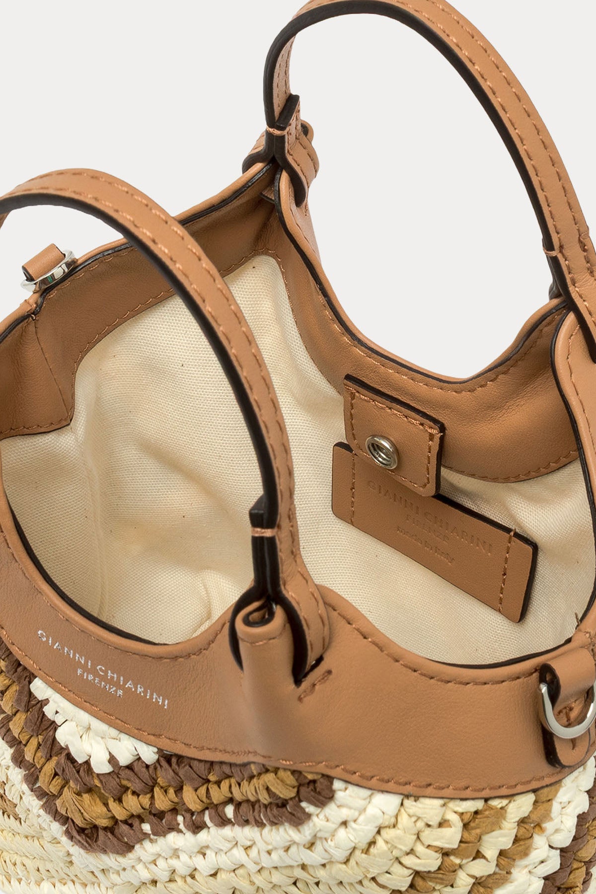 Gianni Chiarini Dua Hasır Örgü Mini Çanta-Çanta-Libas