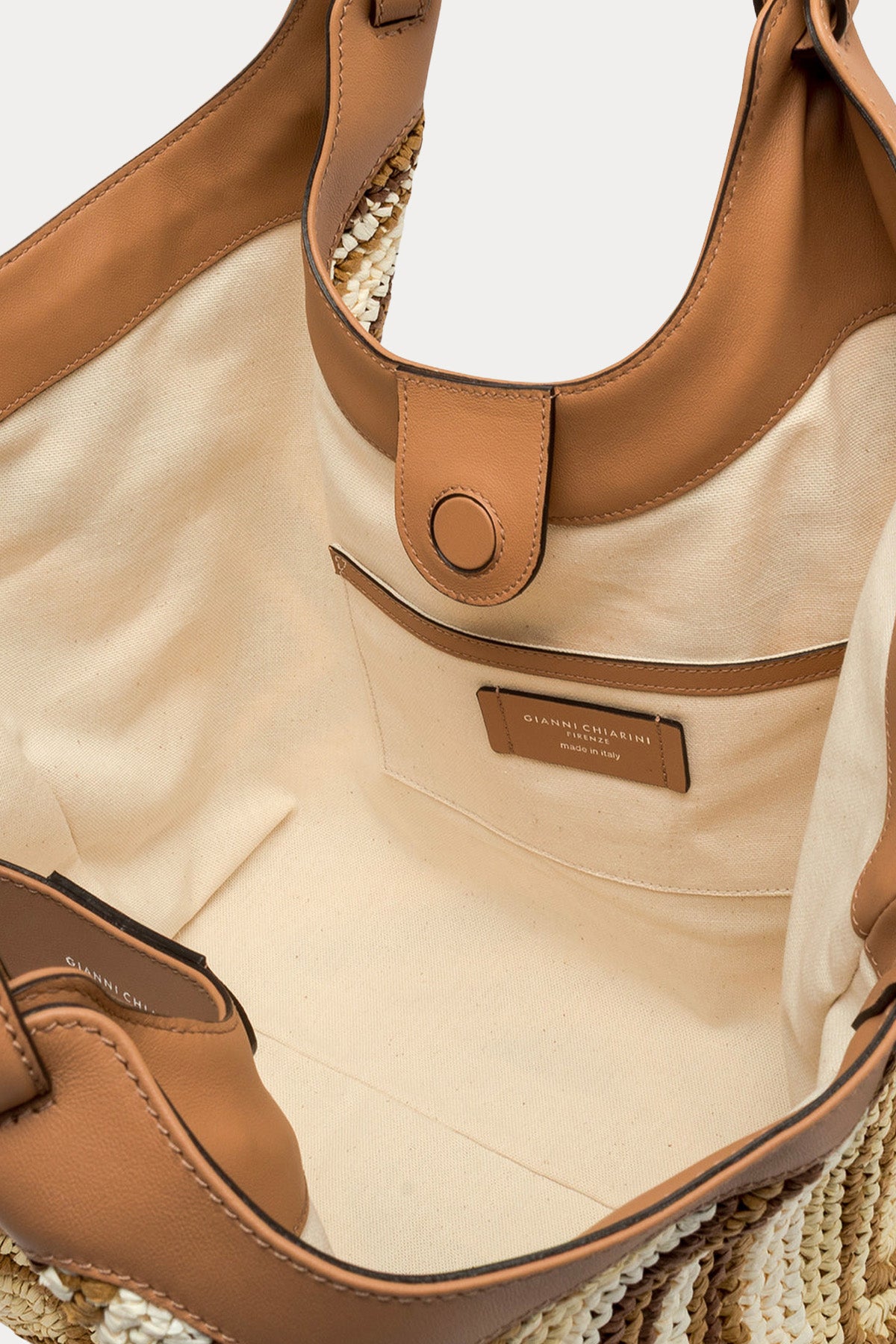 Gianni Chiarini Dua Hasır Örgü Omuz Çantası-Çanta-Libas