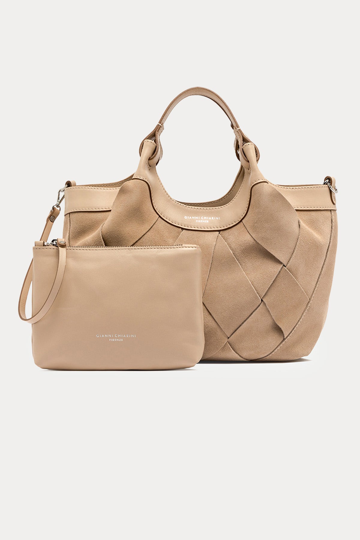 Gianni Chiarini Dua Örgü Süet Çanta-Çanta-Libas